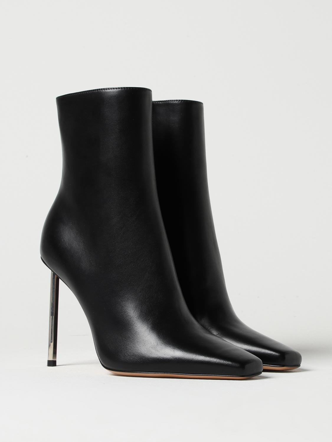 OFF-WHITE STIVALI: Stivaletto Allen Off-White in pelle, Nero - Img 2
