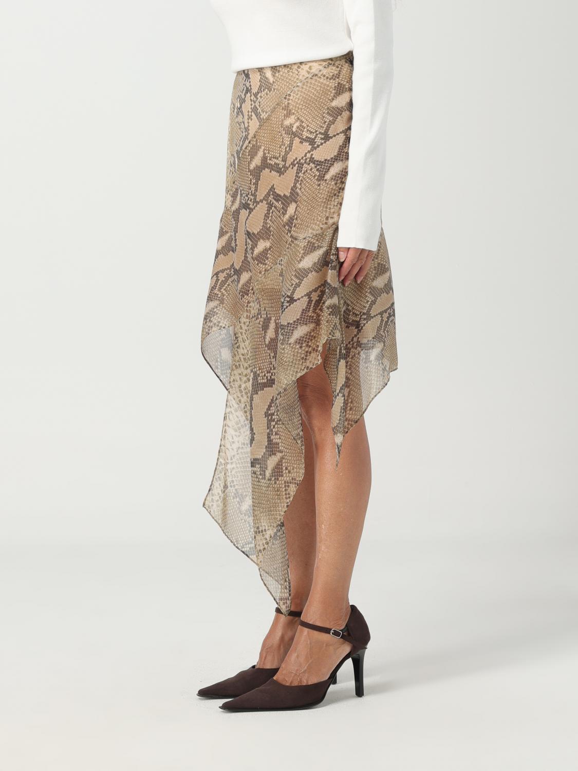STELLA McCARTNEY ミニスカート 白(総柄) 2121524S0043 Stella McCartney(ステラマッカートニー) ミニスカート