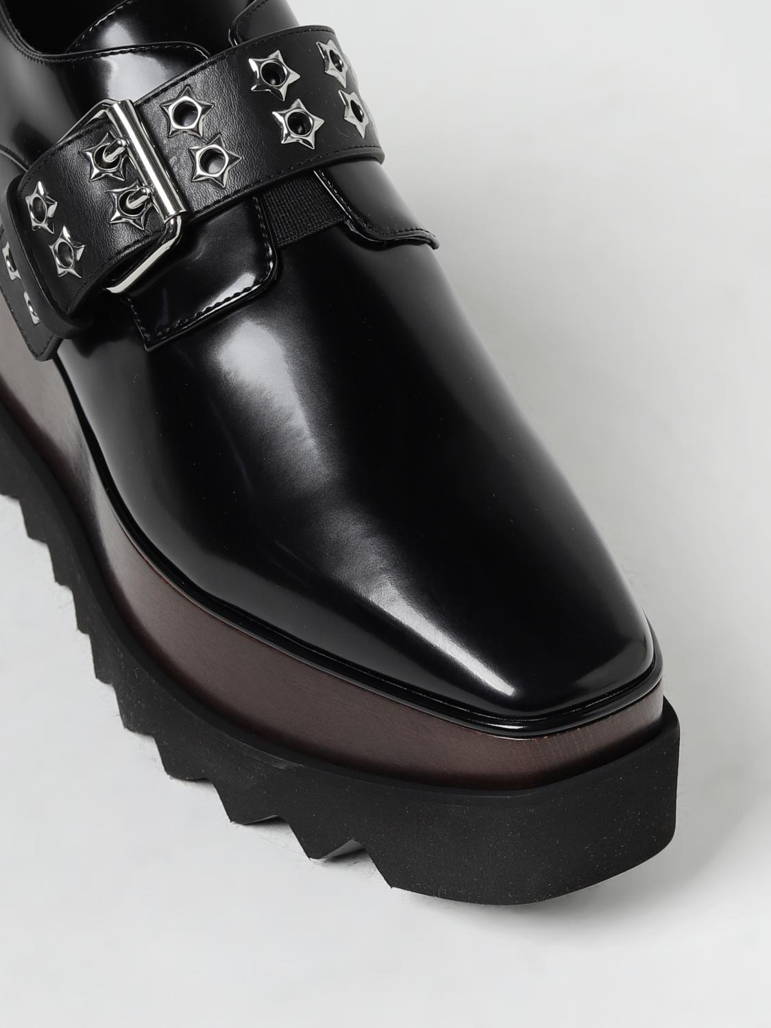 STELLA McCARTNEY ブラックウェッジソールシューズ STELLA McCARTNEY ブラックウェッジソールシューズ