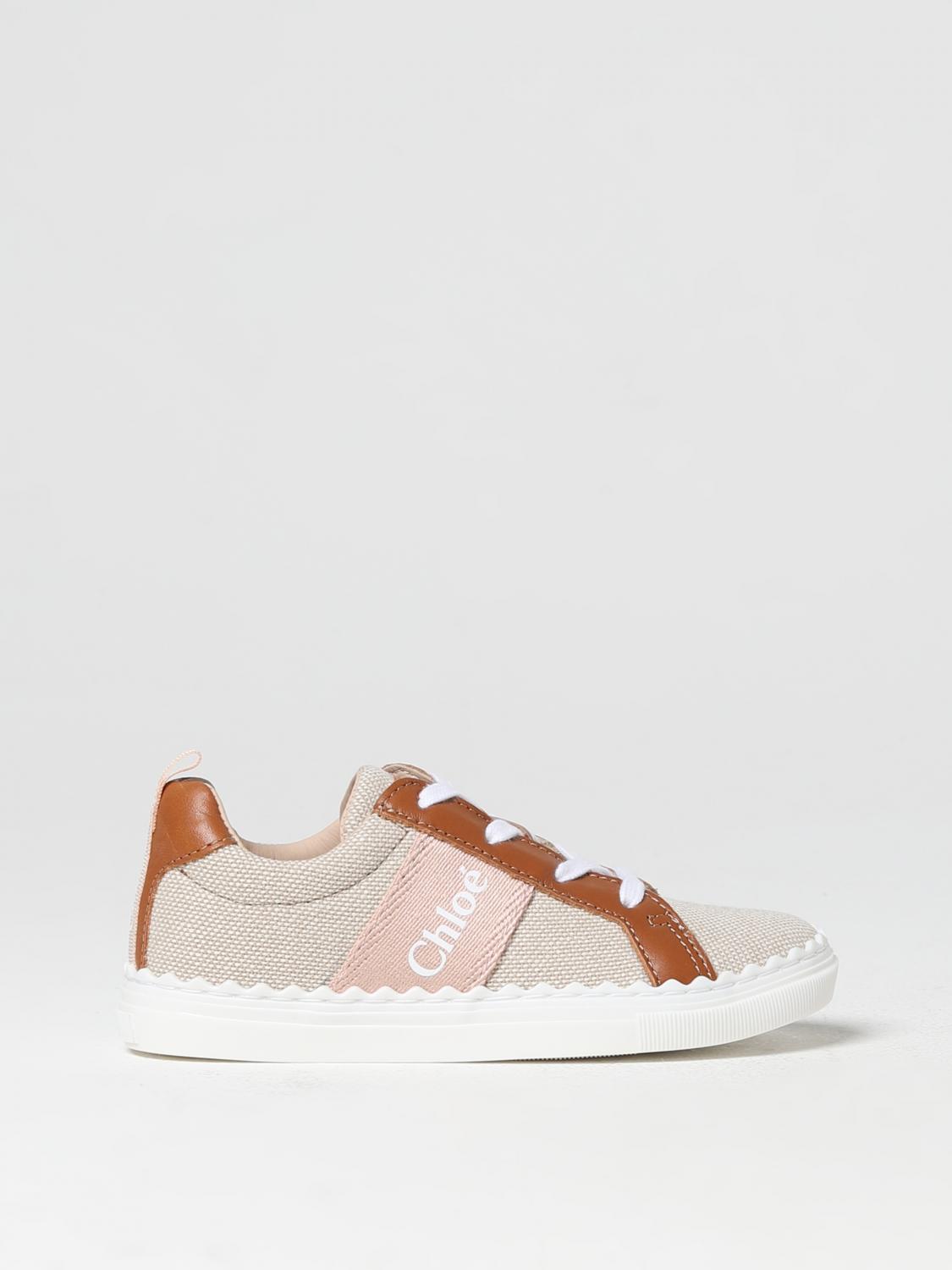 CHLOÉ ZAPATILLAS: Zapatos niños ChloÉ, Marrón - Img 1