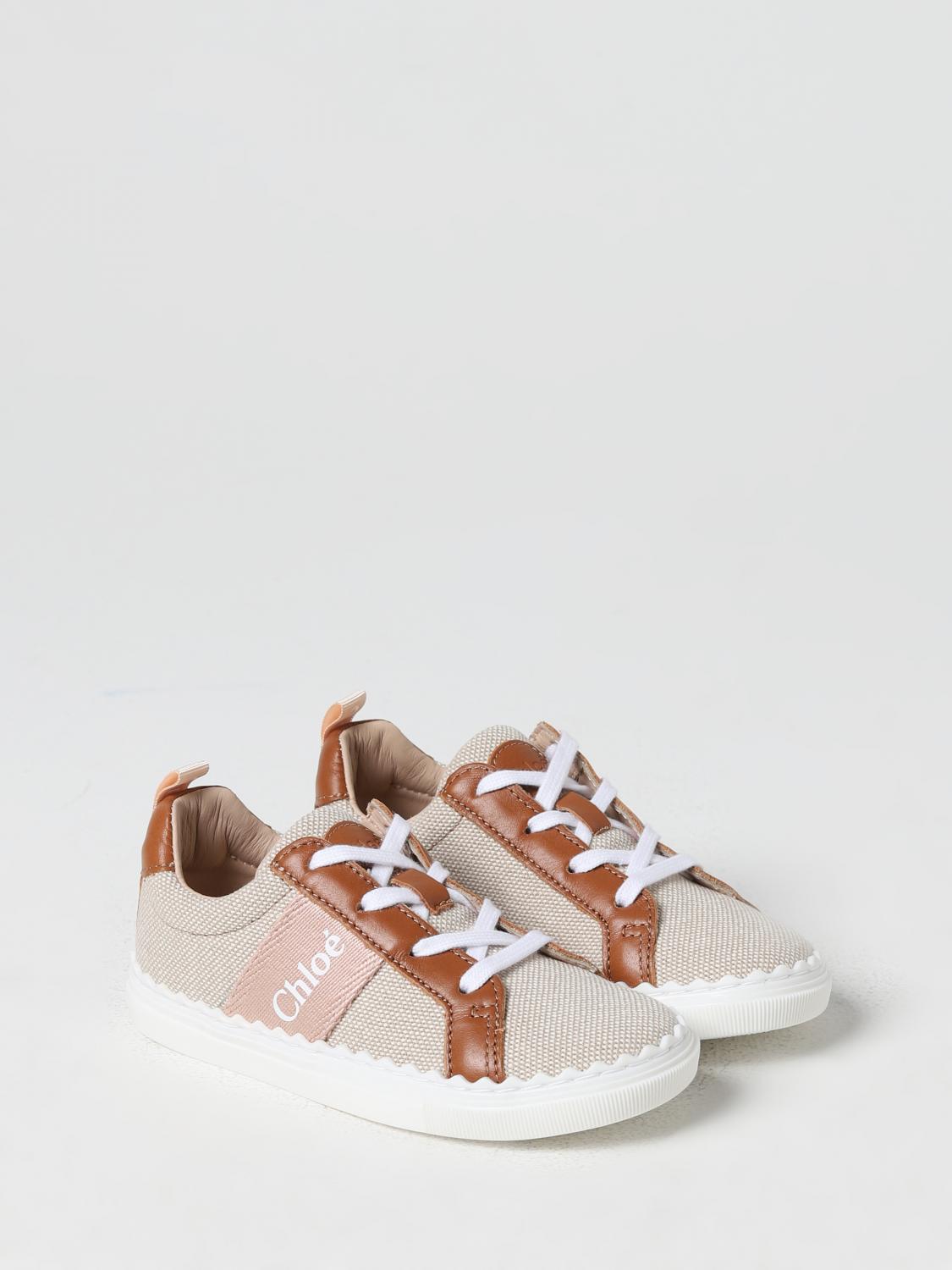 CHLOÉ ZAPATILLAS: Zapatos niños ChloÉ, Marrón - Img 2