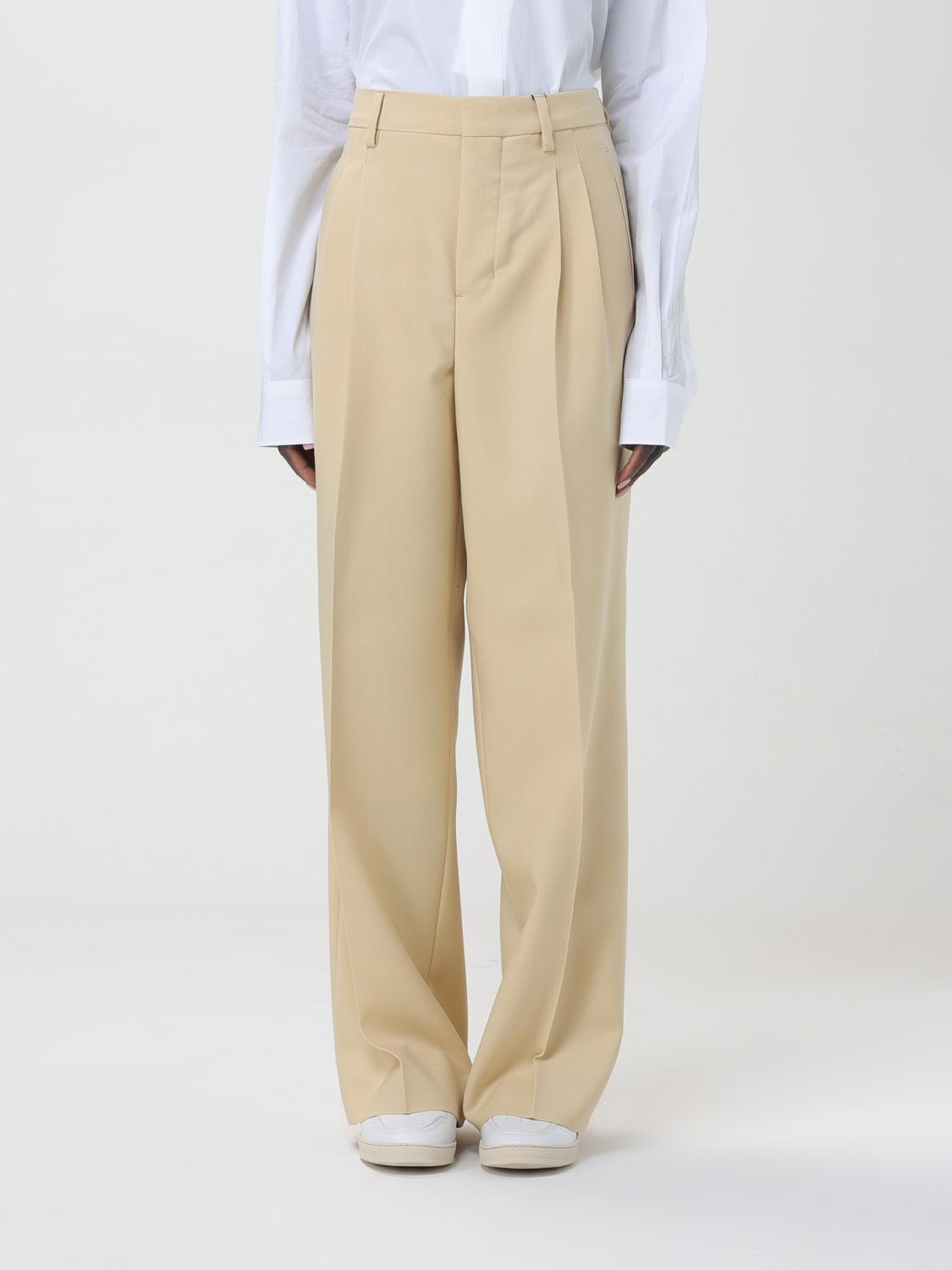 AMI PARIS PANTS: Pants men Ami Paris, Cream - Img 1