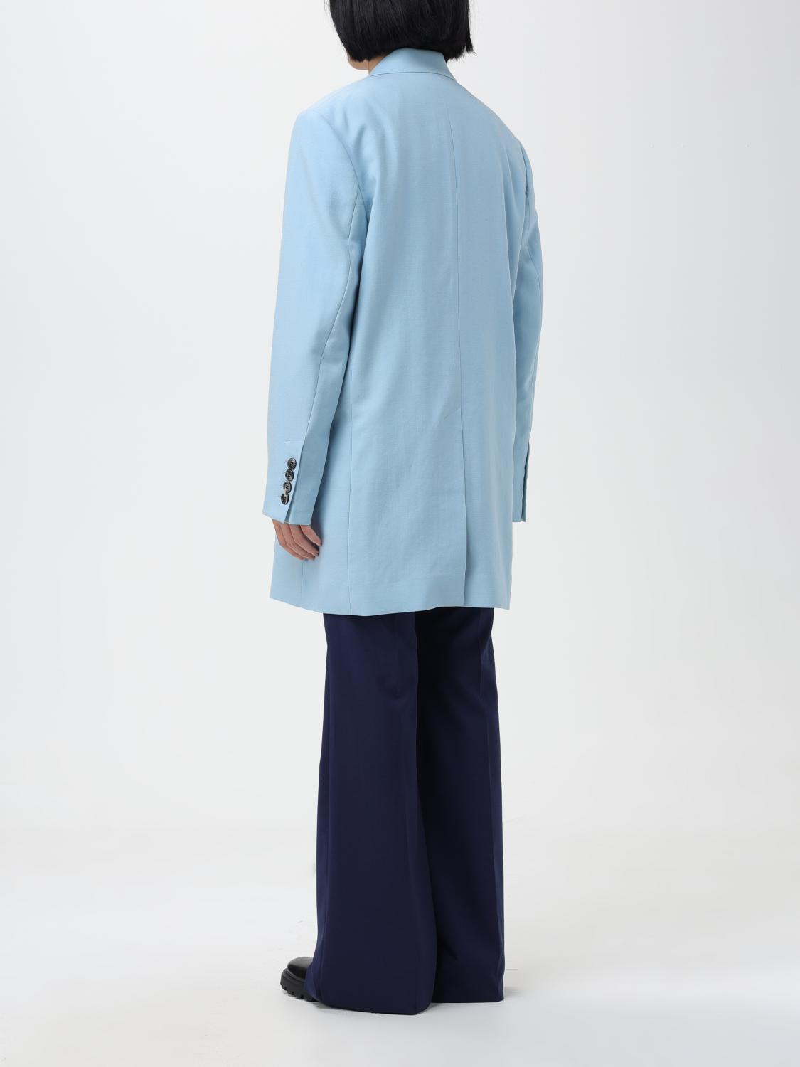 AMI PARIS CAPPOTTO: Cappotto Ami Paris in lana vergine, Blue - Img 3