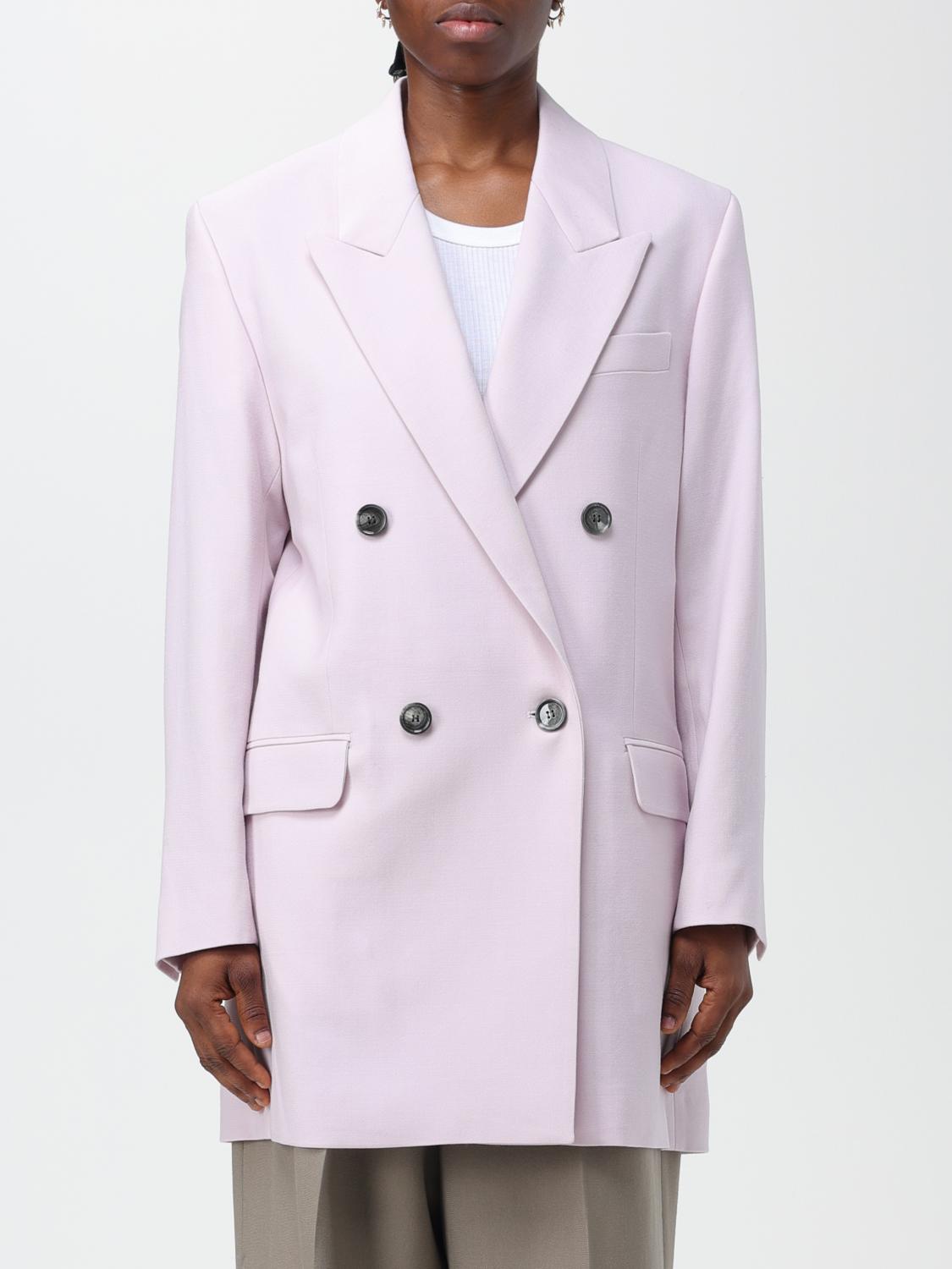 AMI PARIS COAT: Jacket woman Ami Paris, Pink - Img 1