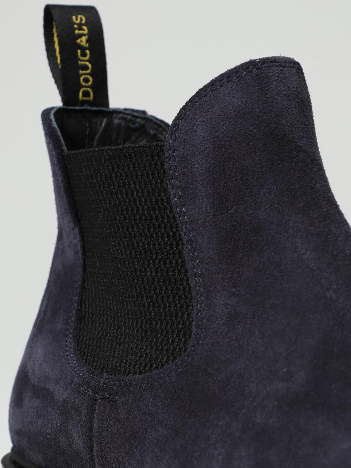 DOUCAL'S STIEFELETTEN: Schuhe herren Doucal's, Blau - Img 4