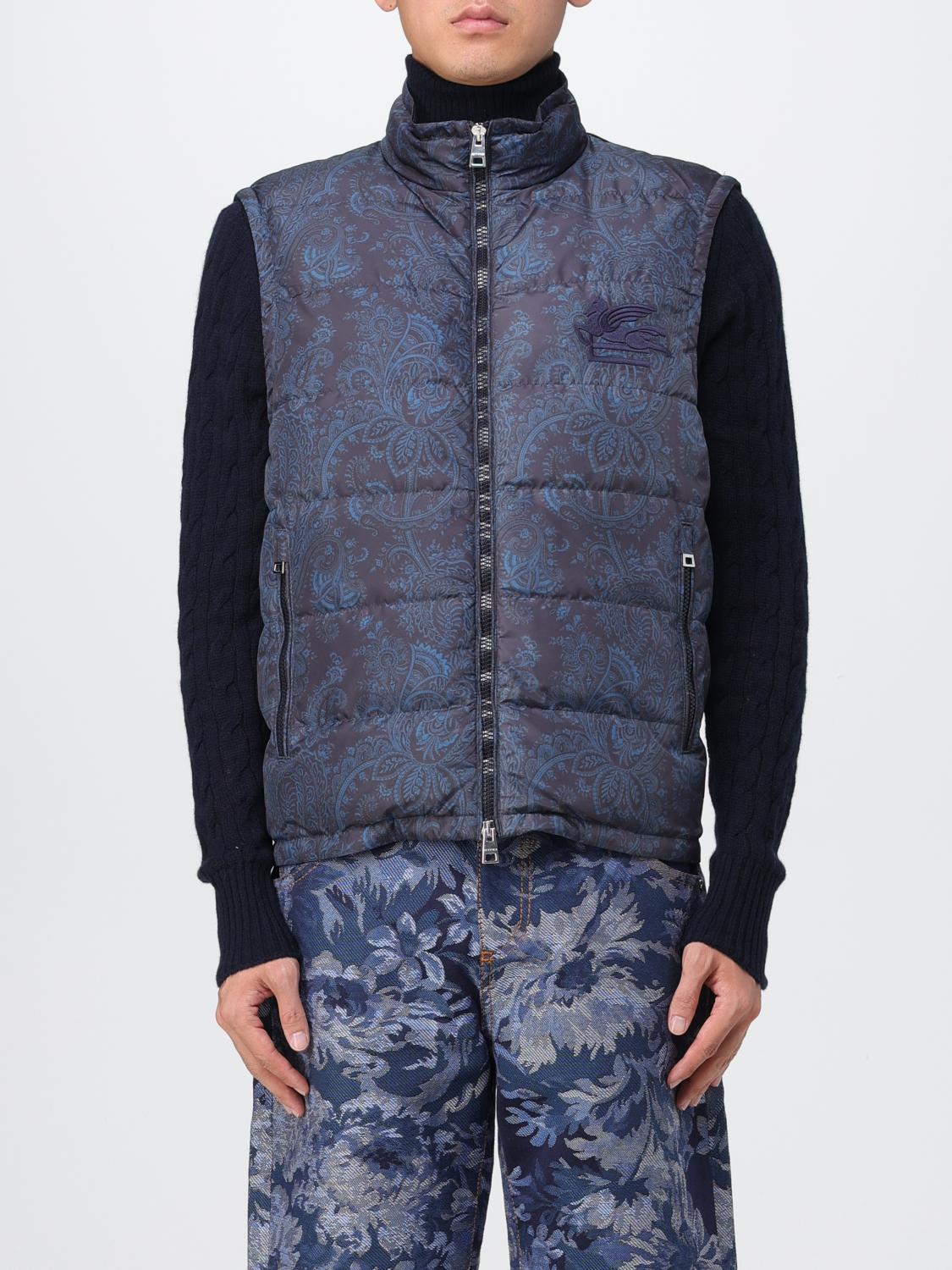 ジャケット ETRO Embroidered Wool Blend Vest Etro vest - Gem