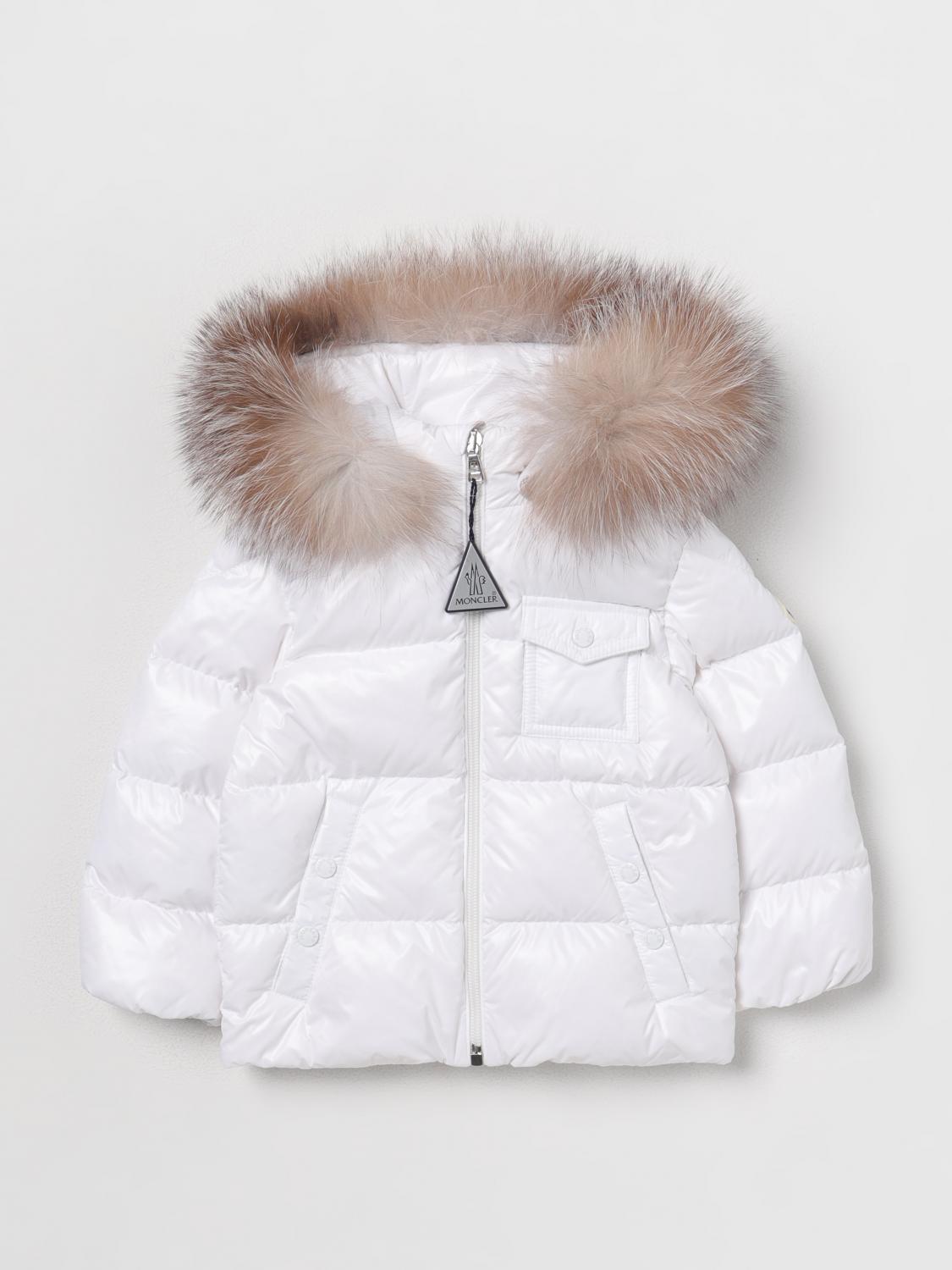 MONCLER: Jacket kids - White | Moncler jacket 1A0003668950 MONCLER: Jacket kids - White | Moncler jacket 1A0003668950