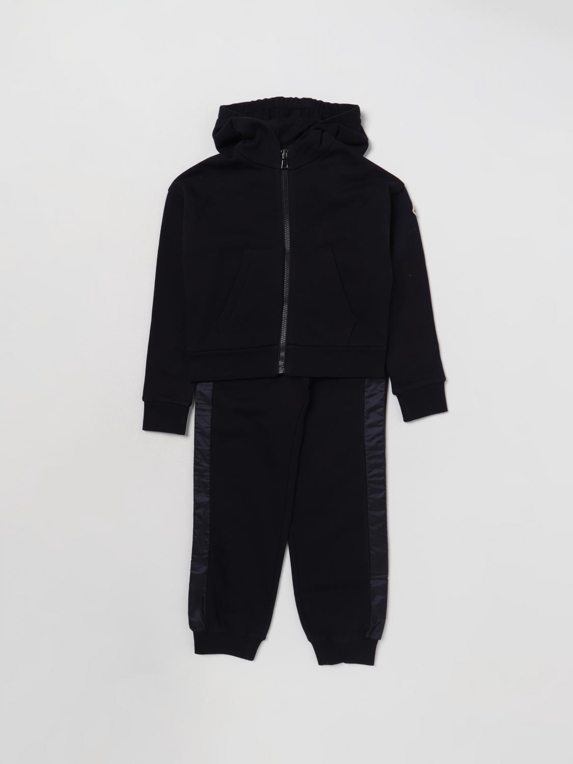 Moncler Zip Jogging Set Girls Black