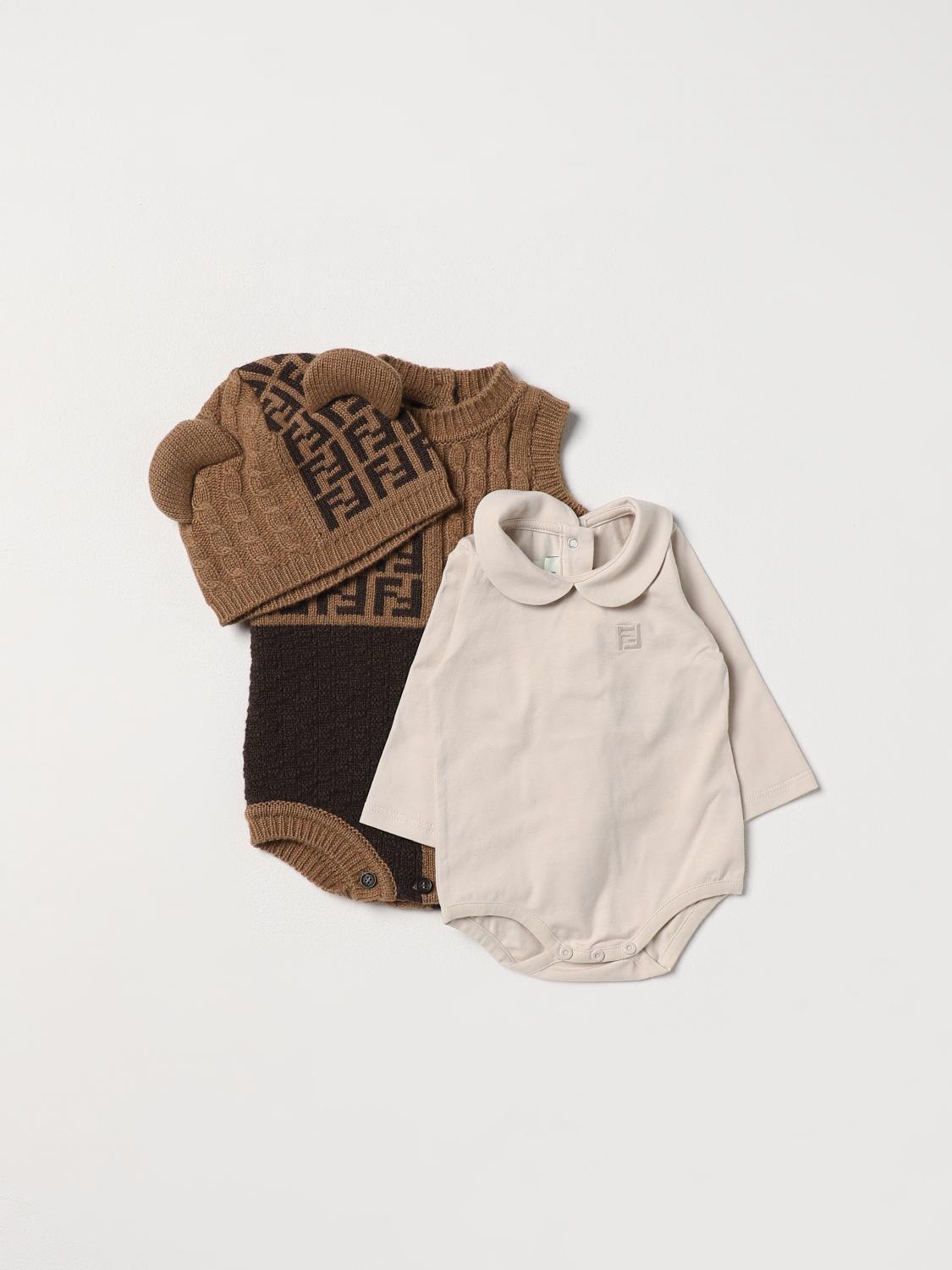 FENDI PACK: Monoo niños Fendi Kids, Marrón - Img 3