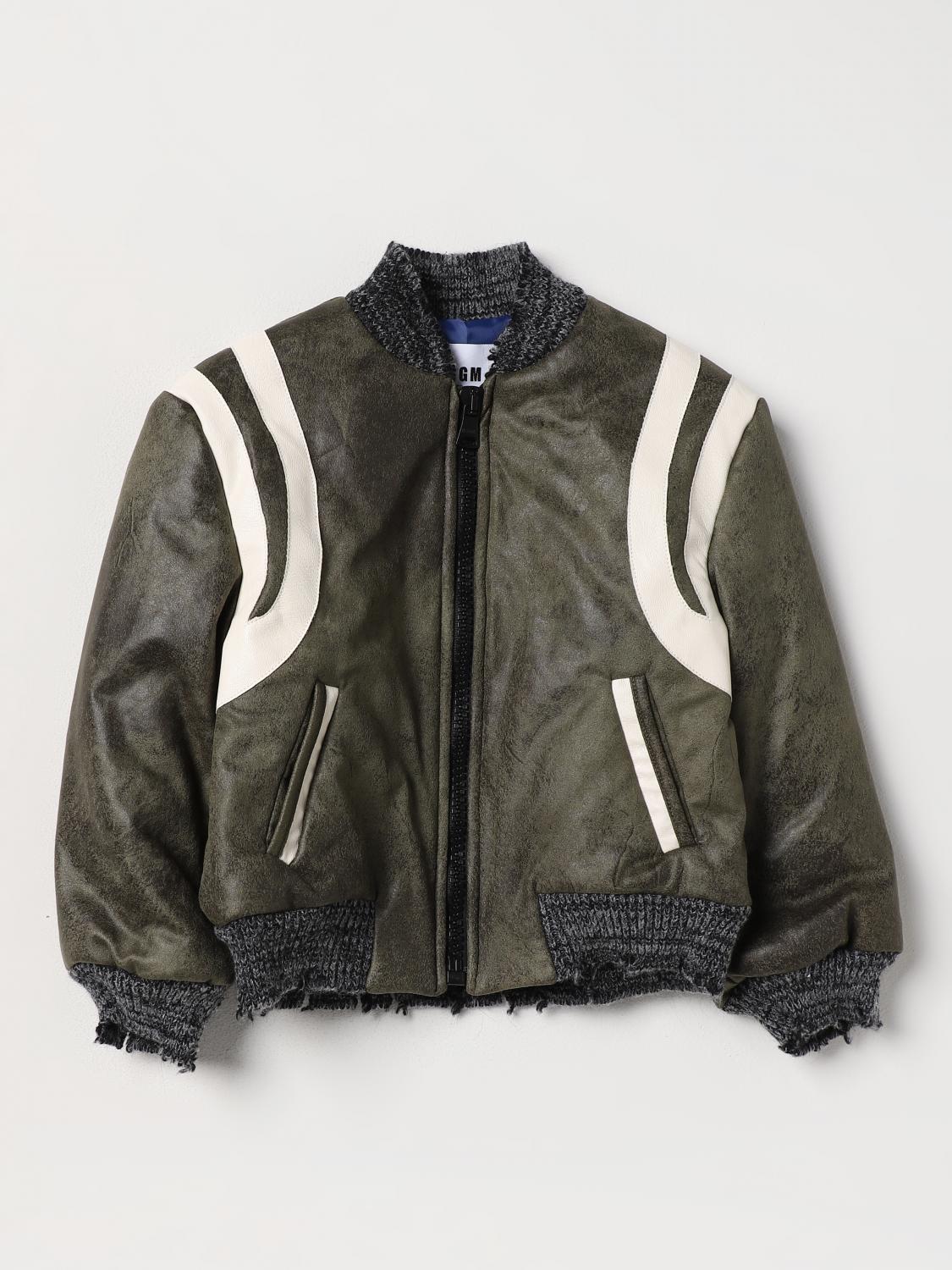 MSGM KIDS CHAQUETA: Abrigo niños MSGM Kids, Verde - Img 1