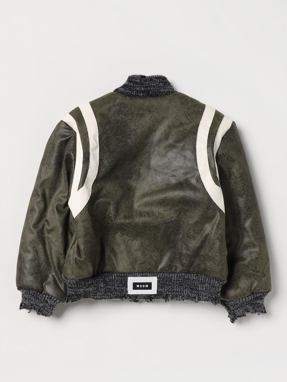MSGM KIDS CHAQUETA: Abrigo niños MSGM Kids, Verde - Img 2