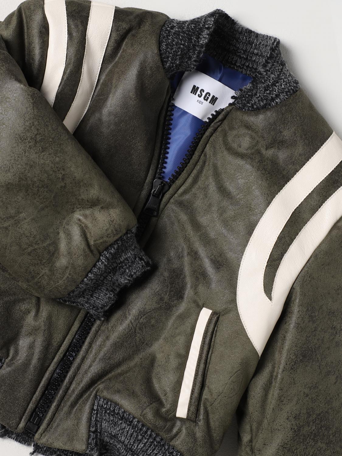 MSGM KIDS CHAQUETA: Abrigo niños MSGM Kids, Verde - Img 3