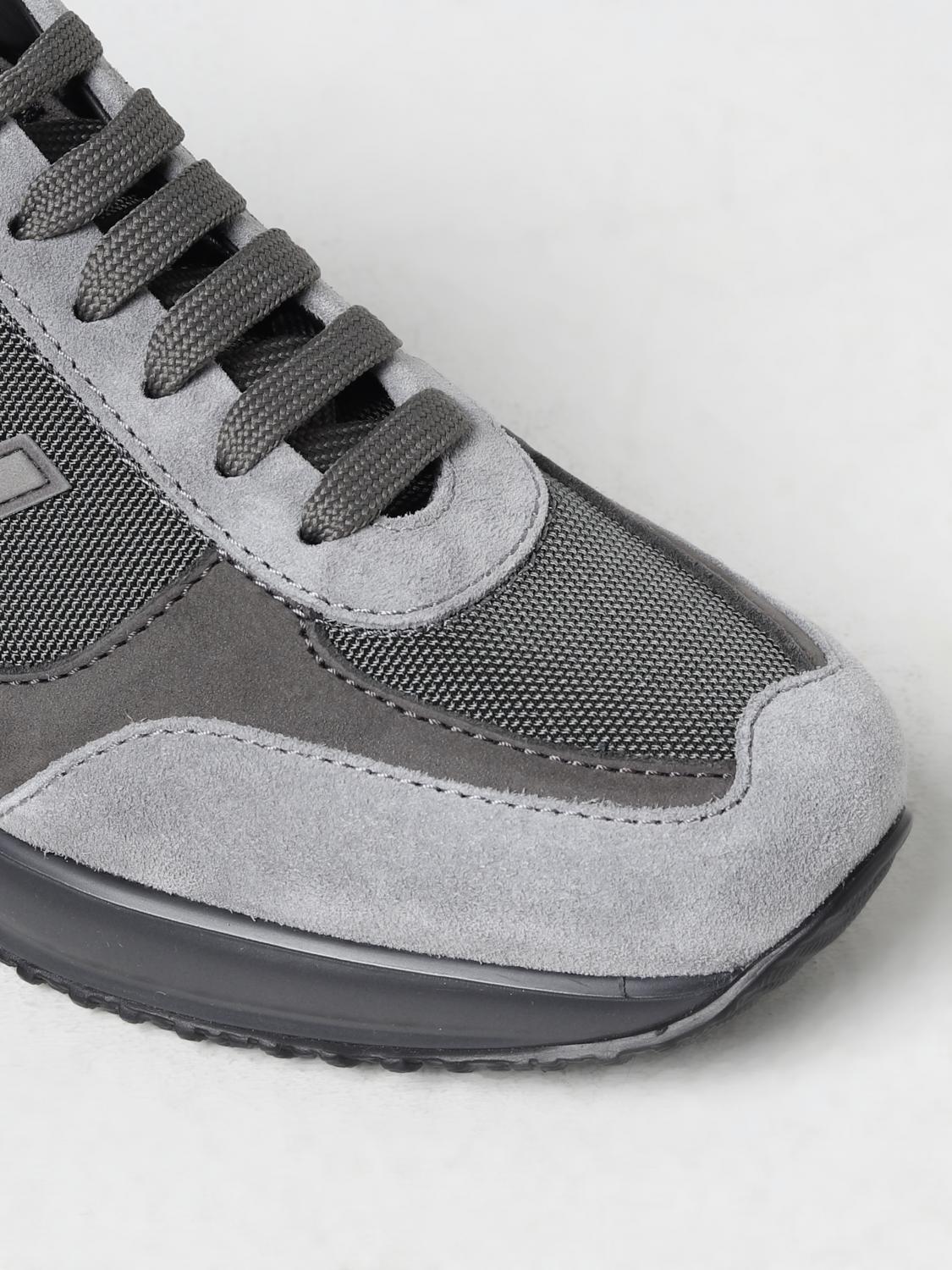 Hogan Luxury Fashion Man HXM00N0Q102N6Z50C0 Grey Suede Sneakers | Spring Summer 20 並行輸入品