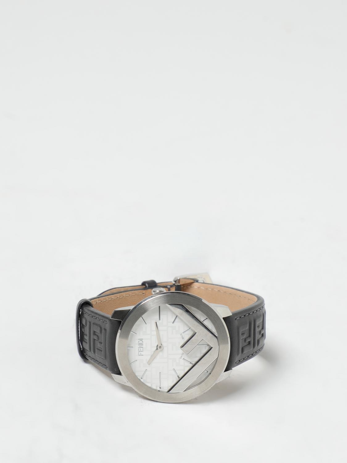 FENDI WATCH: F is Fendi watch in stainless steel, Silver - Img 1