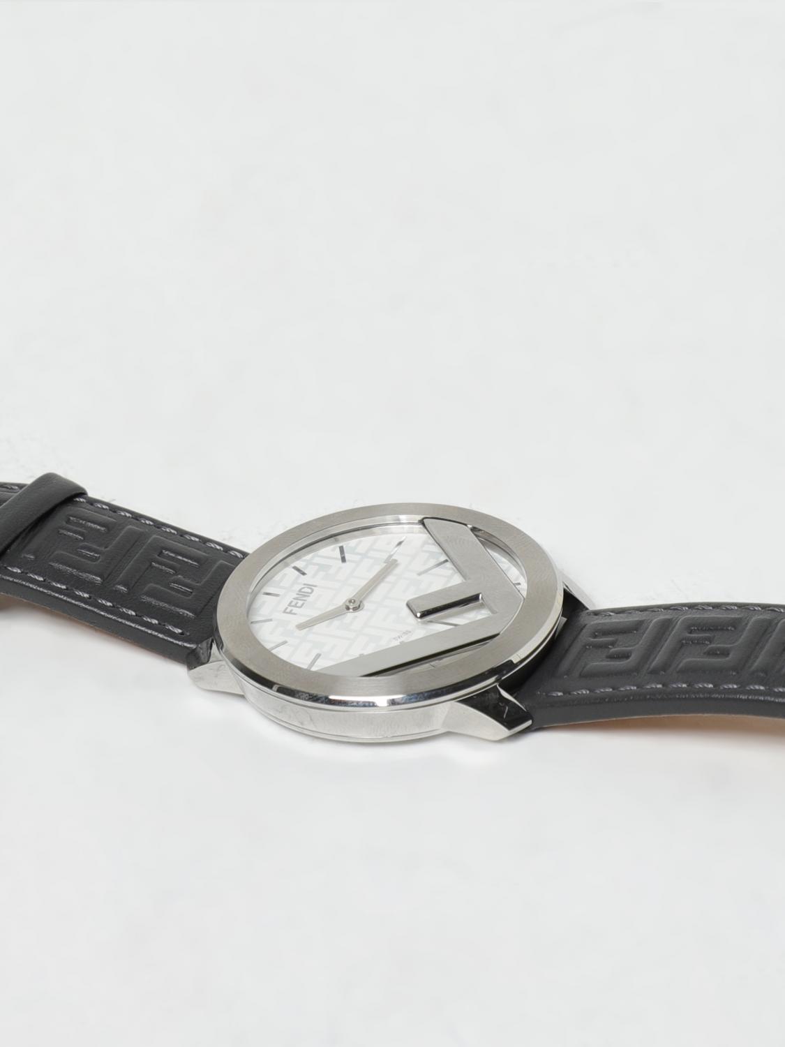 FENDI WATCH: F is Fendi watch in stainless steel, Silver - Img 3