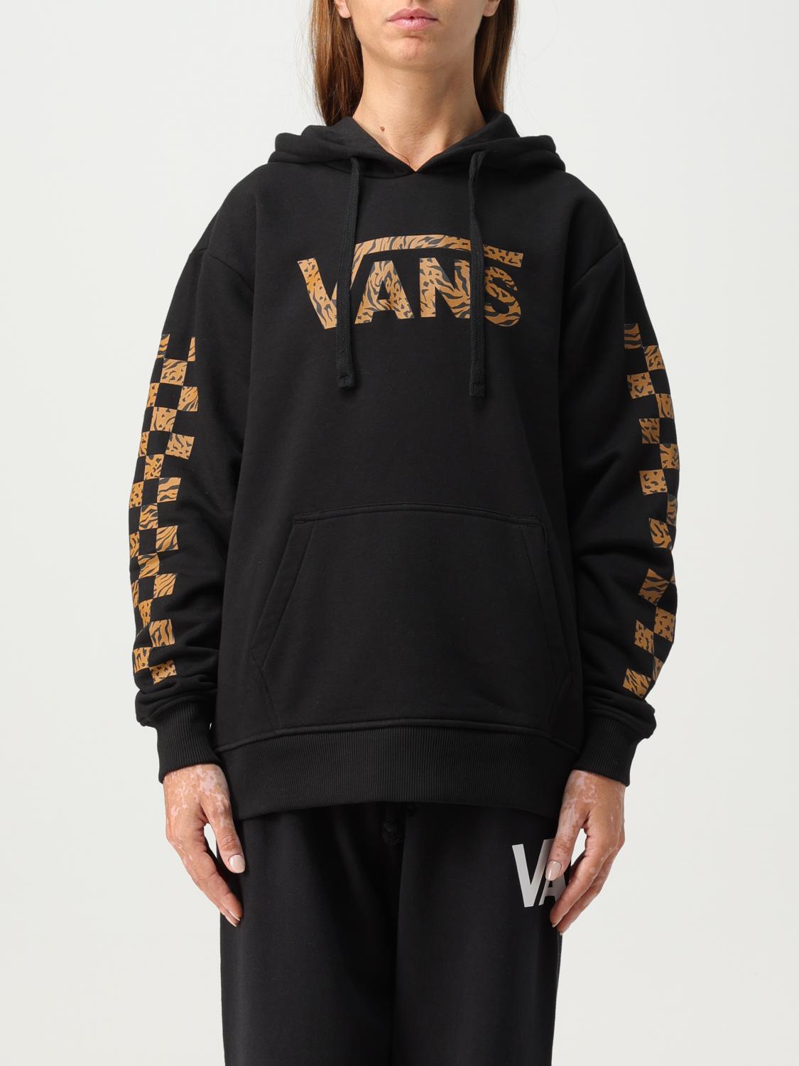 VANS Sweatshirt woman Black Vans felpa VN000A7F online at GIGLIO.COM