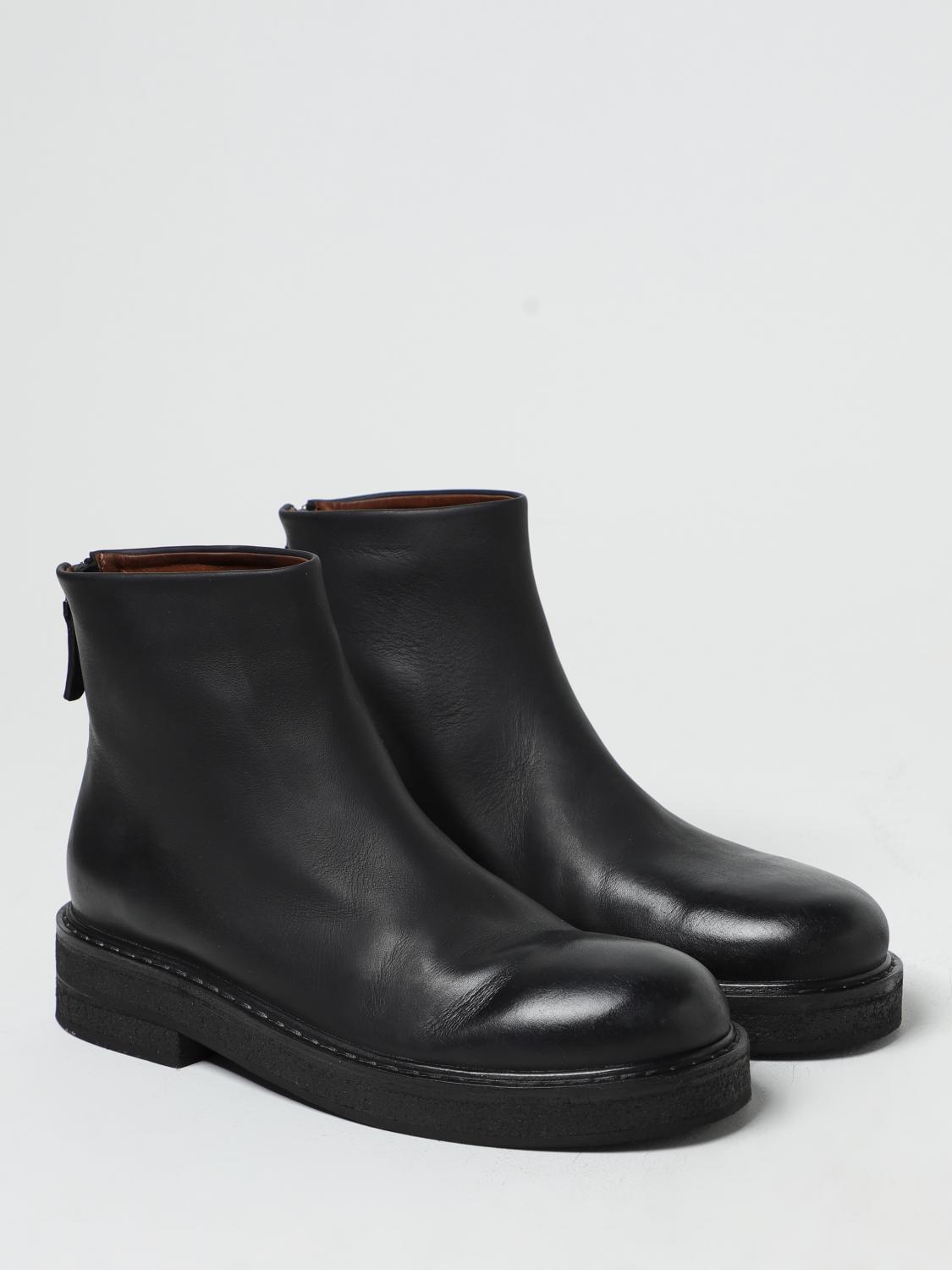 Marsèll Marsell boots in waxed leather - Black | MW7060147