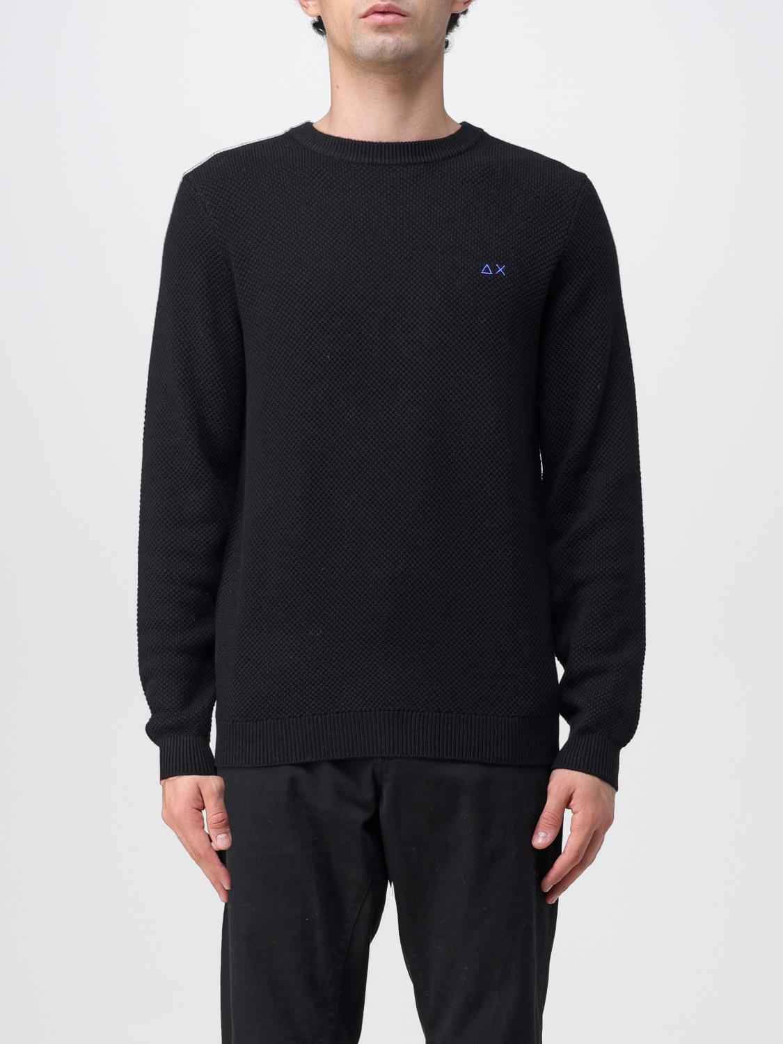 SUN68 SWEATER: Sweater men Sun 68, Black - Img 1