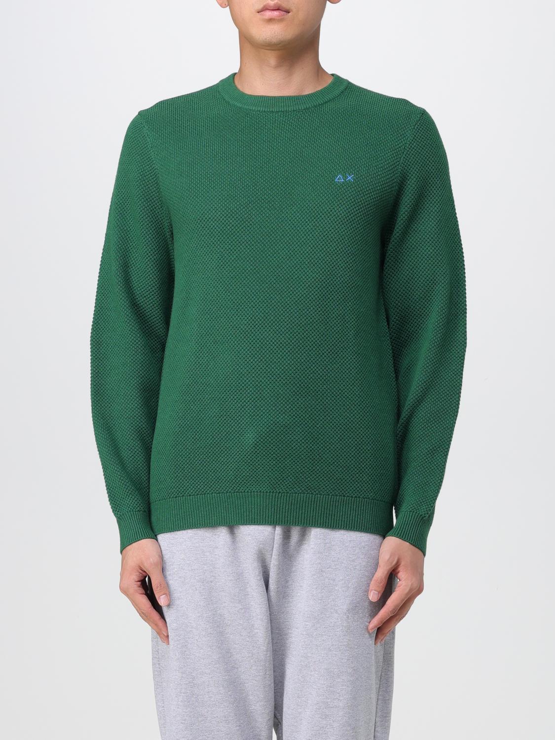 SUN68 SWEATER: Sweater men Sun 68, Green - Img 1