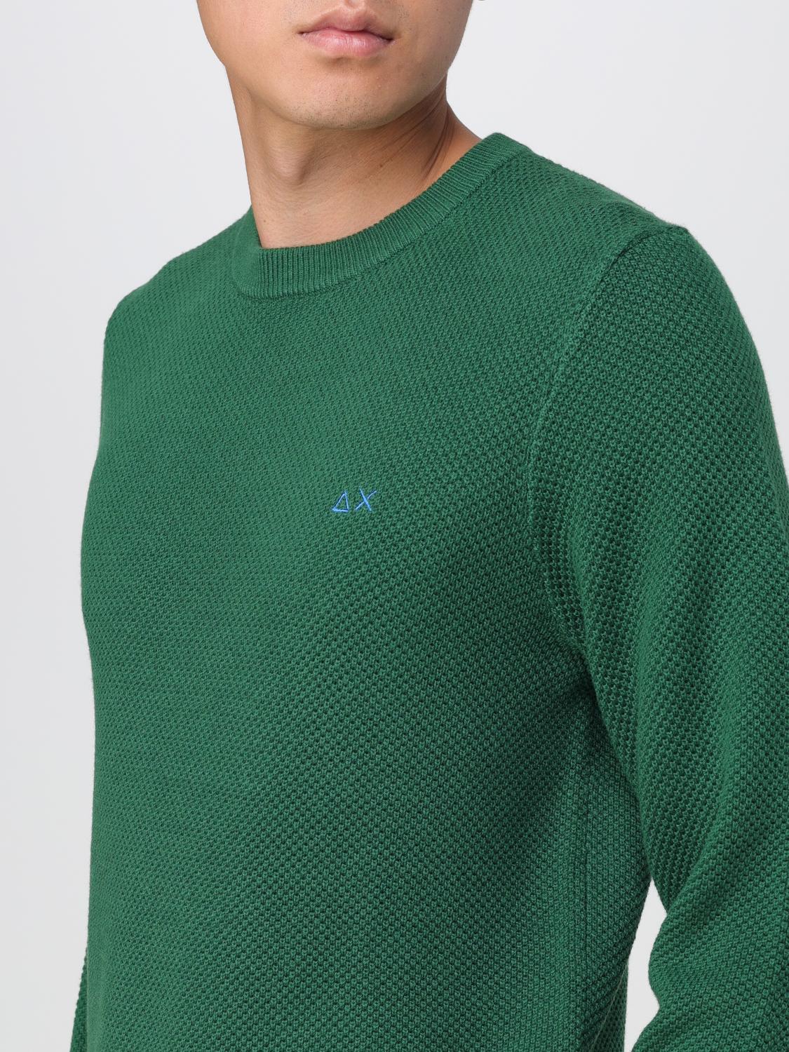 SUN68 SWEATER: Sweater men Sun 68, Green - Img 3