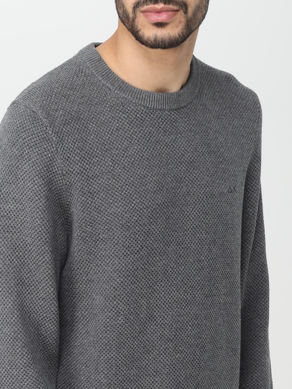 SUN68 SWEATER: Sweater men Sun 68, Grey - Img 3