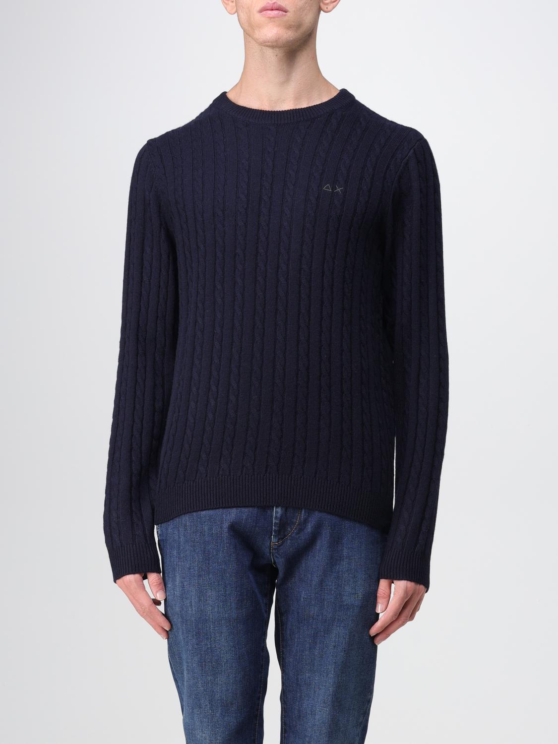 SUN68 SWEATER: Sweater men Sun 68, Blue - Img 1