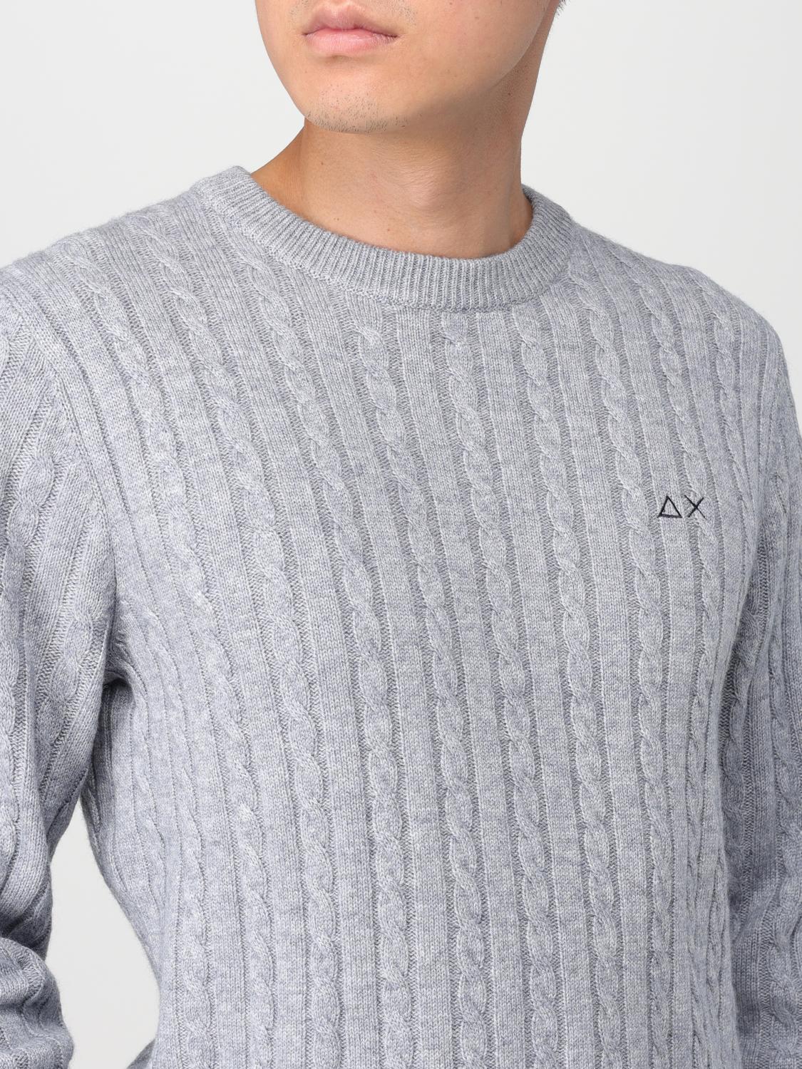 SUN68 SWEATER: Sweater men Sun 68, Grey - Img 3
