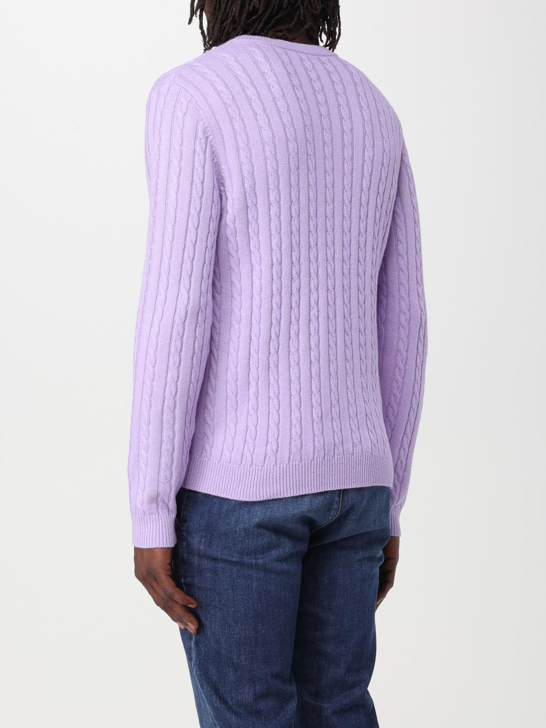 SUN68 SWEATER: Sweater men Sun 68, Lilac - Img 2