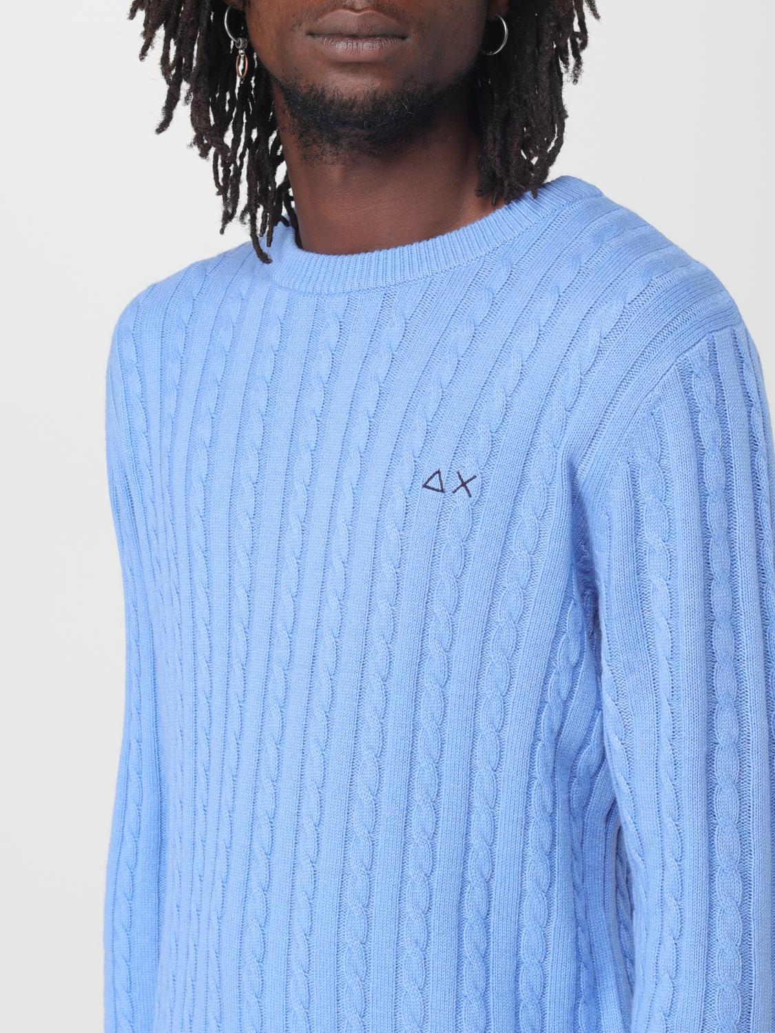 SUN68 SWEATER: Sweater men Sun 68, Blue 1 - Img 3