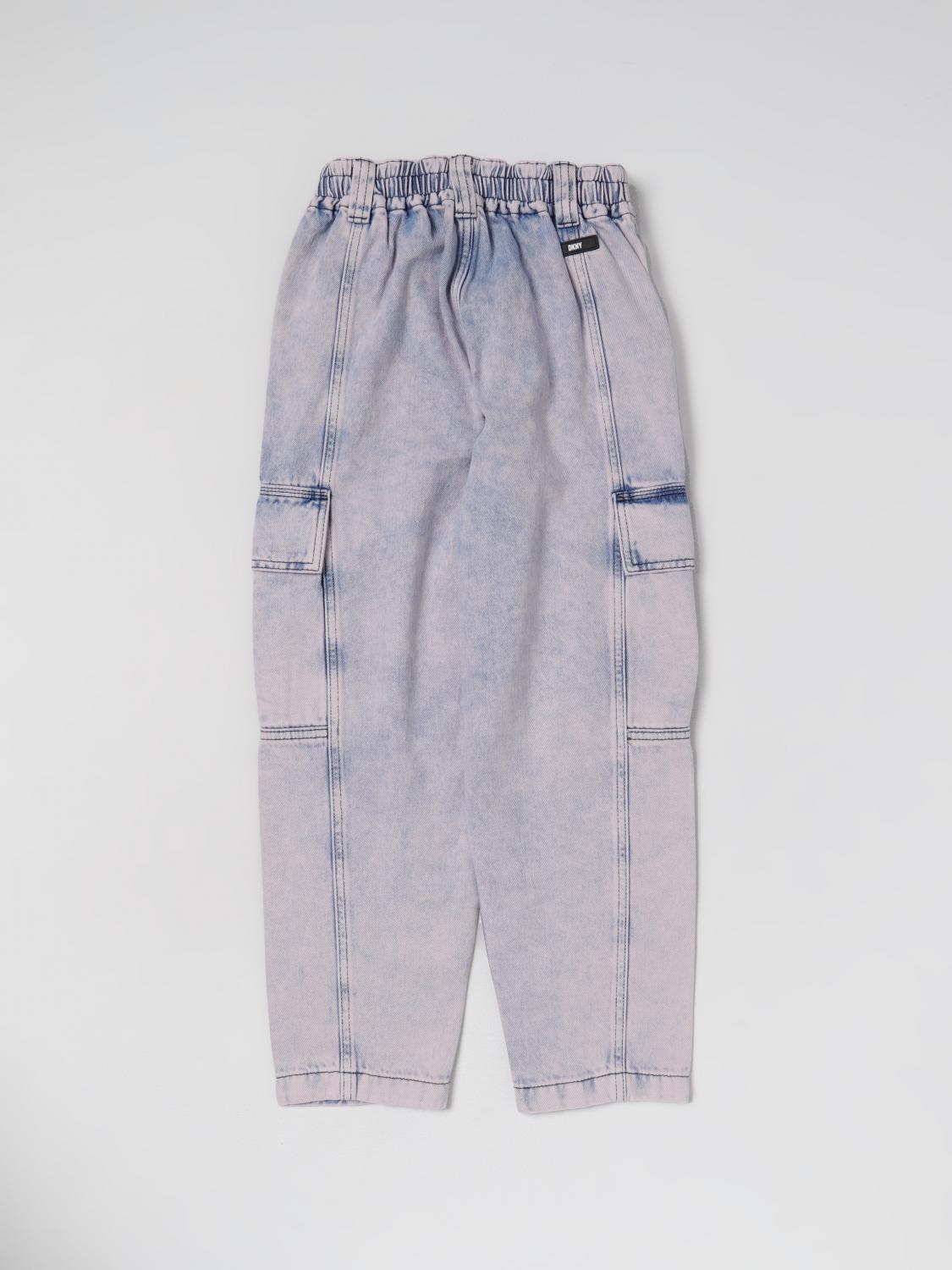 DKNY PANTALONES: Pantalón niños Dkny, Violeta - Img 2