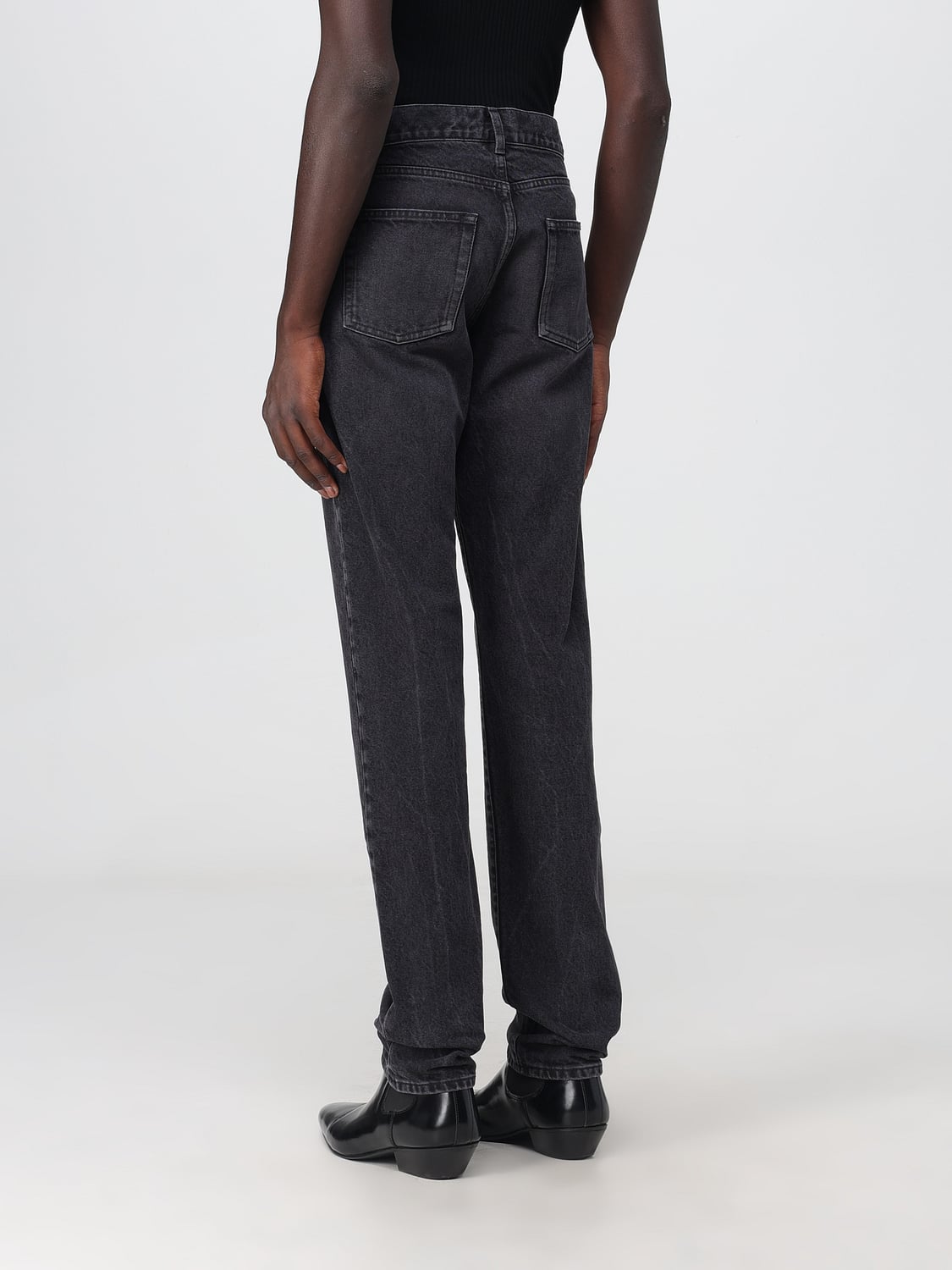 SAINT LAURENT JEANS: Jeans homme Saint Laurent, Noir - Img 3
