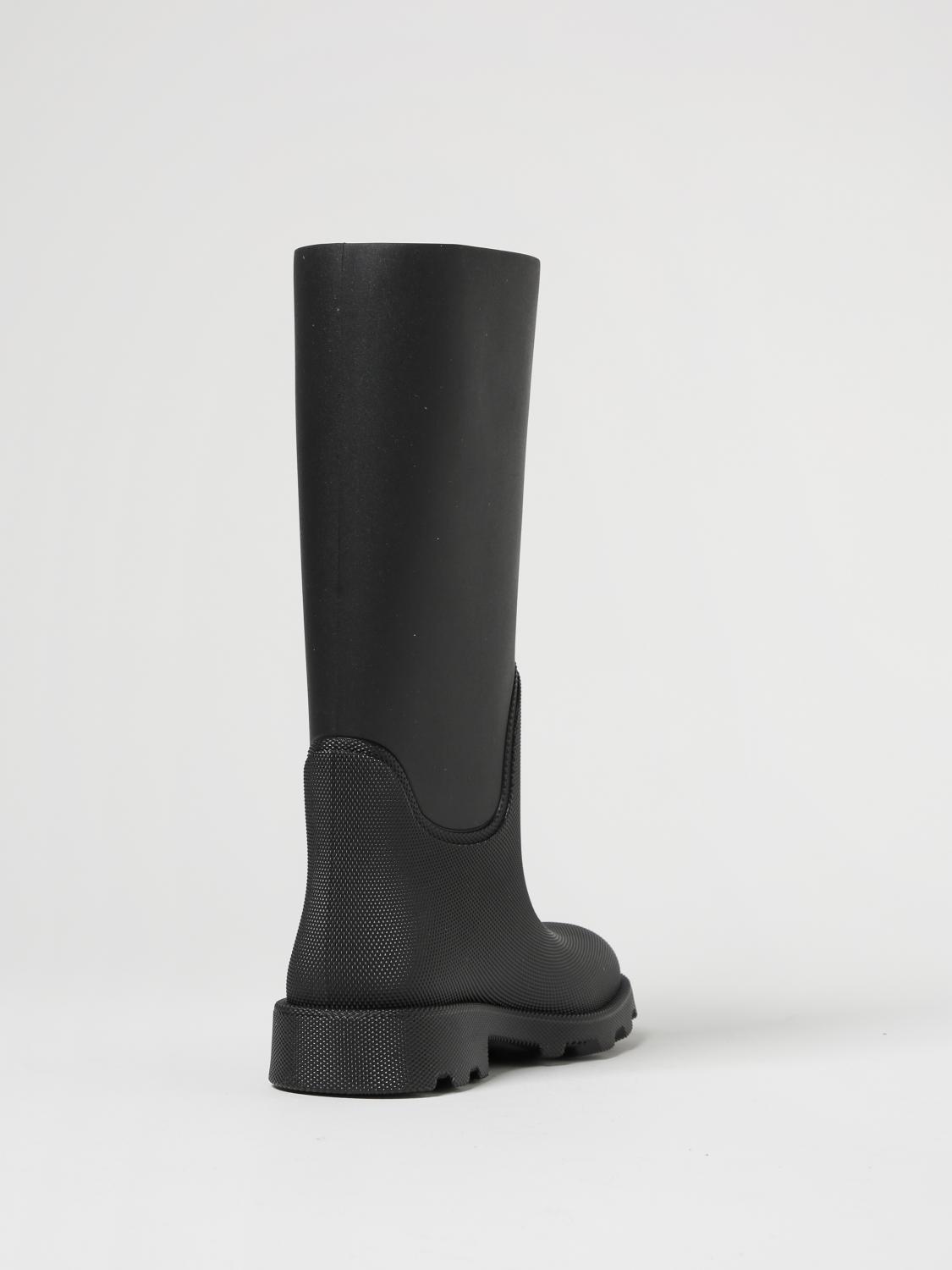 BURBERRY BOOTS: Burberry Raymond rubber boots, Black - Img 3