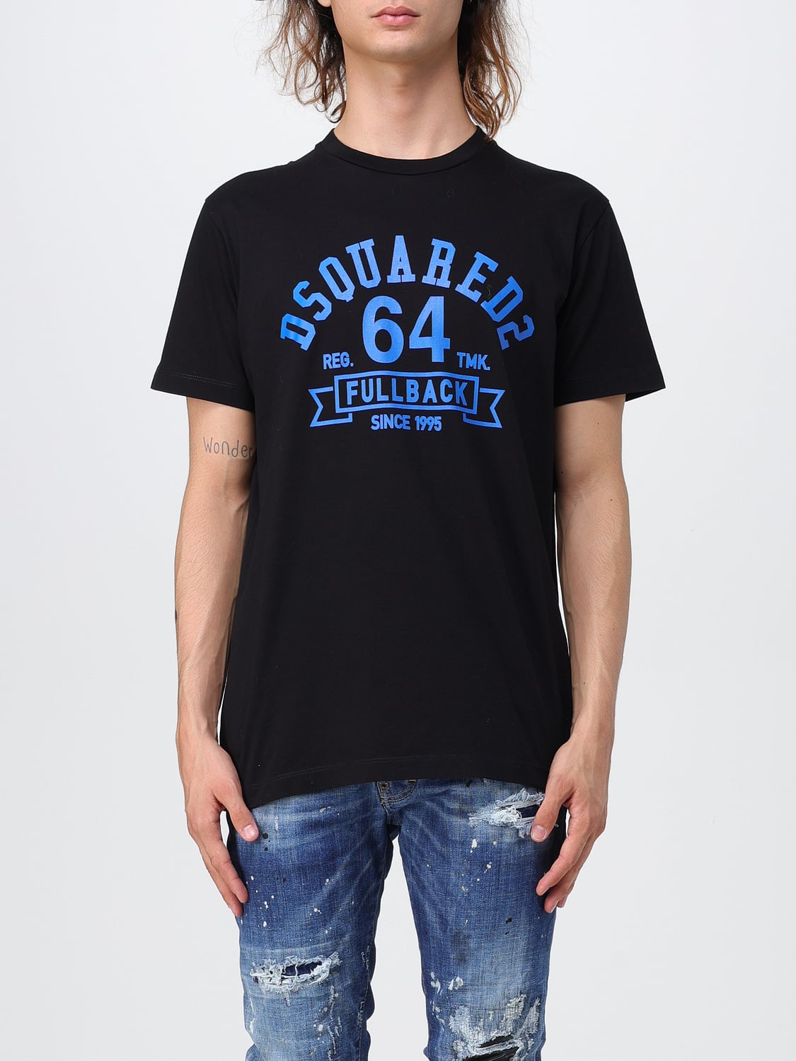 DSQUARED2 CAMISETA: Camiseta hombre Dsquared2, Negro - Img 1