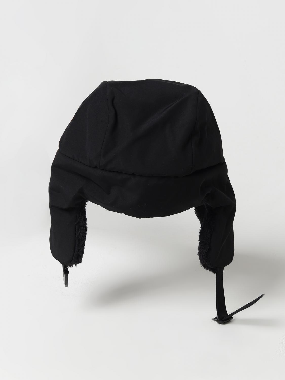 CARHARTT WIP CAPPELLO: Cappello Alberta Carhartt Wip in pelliccia sintetica e nylon, Nero - Img 3