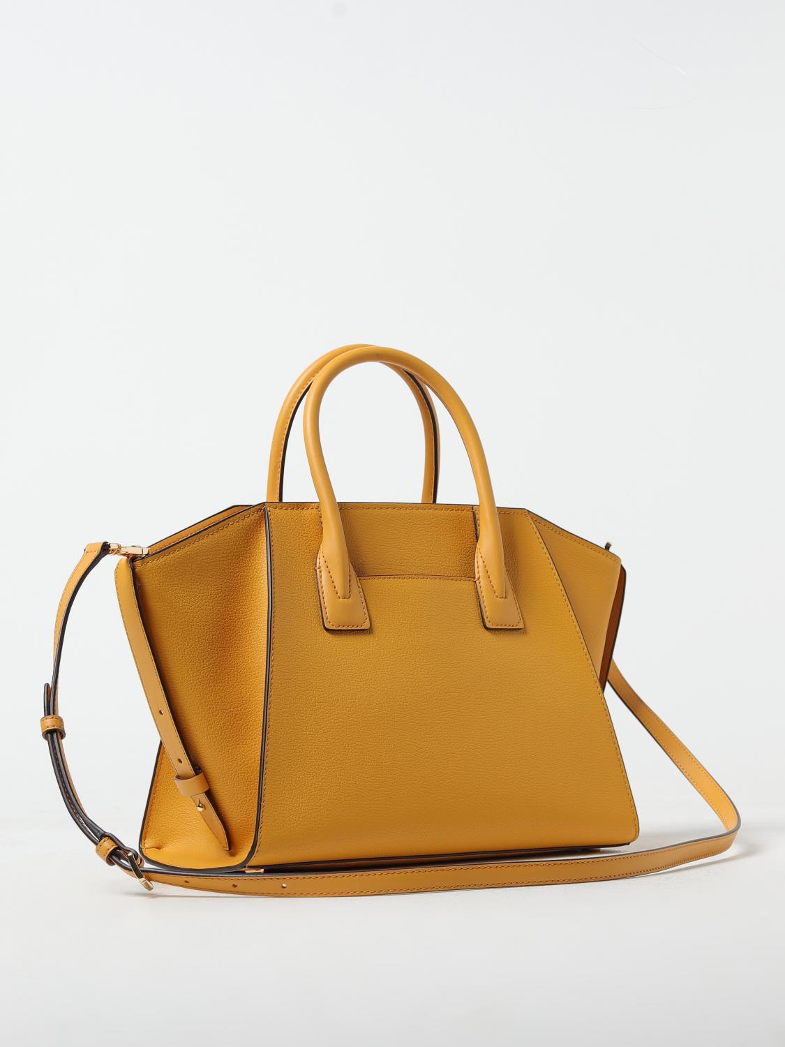MICHAEL KORS BORSA A MANO: Borsa Avril Michael Kors in pelle a micro grana, Oro - Img 2