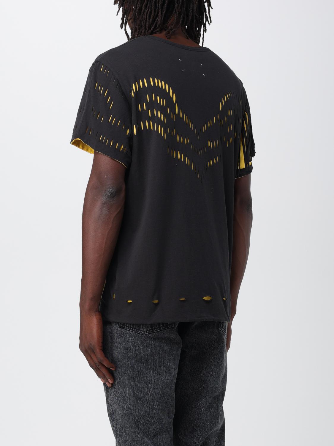 Tシャツ・カットソー MAISON MARGIELA Men T Shirts S67GC0030S24607855 Yellow Maison Margiela Outlet: T-shirt men - Yellow | Maison