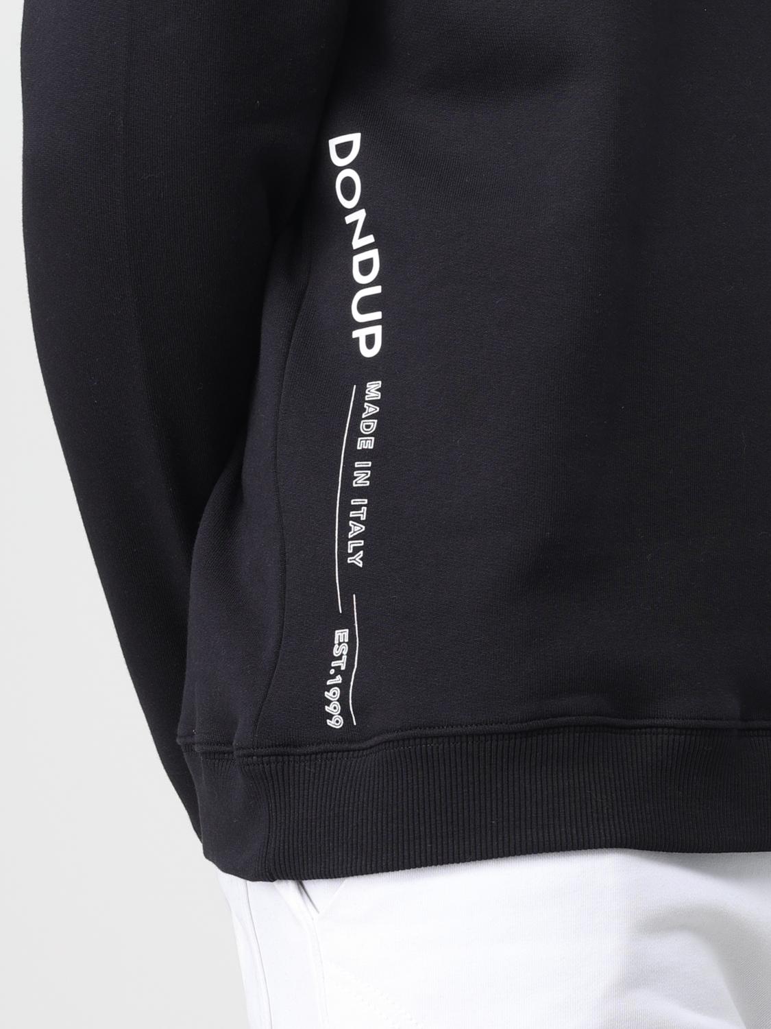 DONDUP SWEATSHIRT: Pullover herren Dondup, Schwarz - Img 3