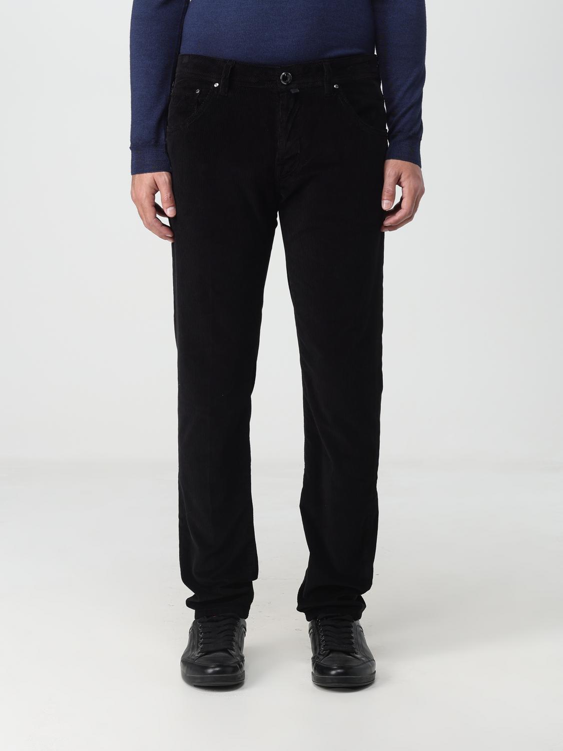 JACOB COHEN 팬츠: 팬츠 남성 Jacob Cohen, 블랙 - Img 1