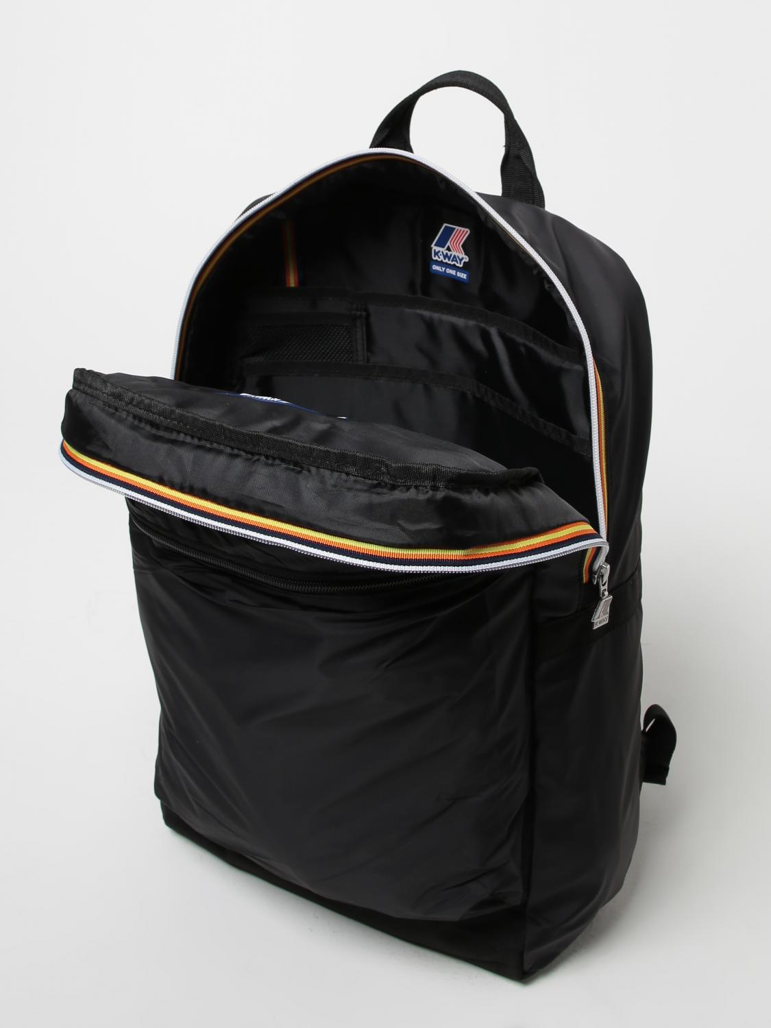 K-WAY MOCHILA: Bolsos hombre K-way, Negro - Img 4