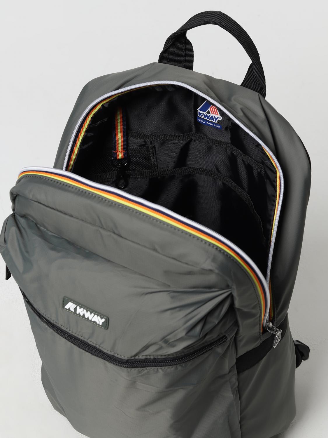 K-WAY MOCHILA: Bolsos hombre K-way, Oliva - Img 4