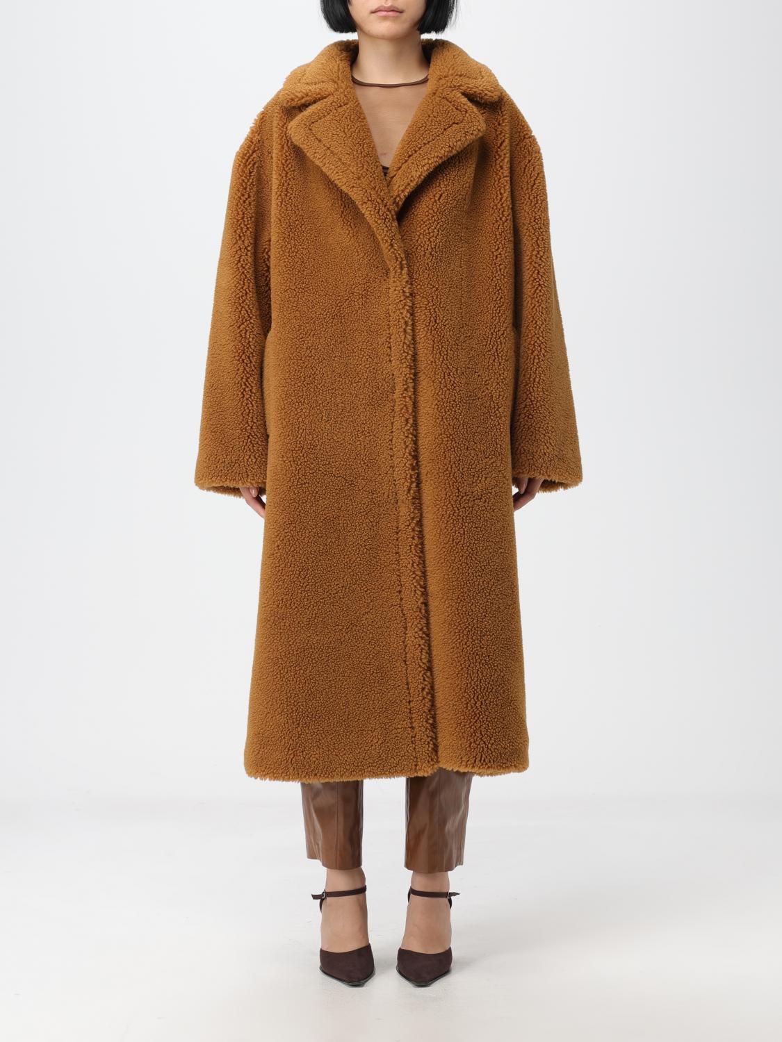 STAND STUDIO COAT: Coat woman Stand Studio, Brown - Img 1
