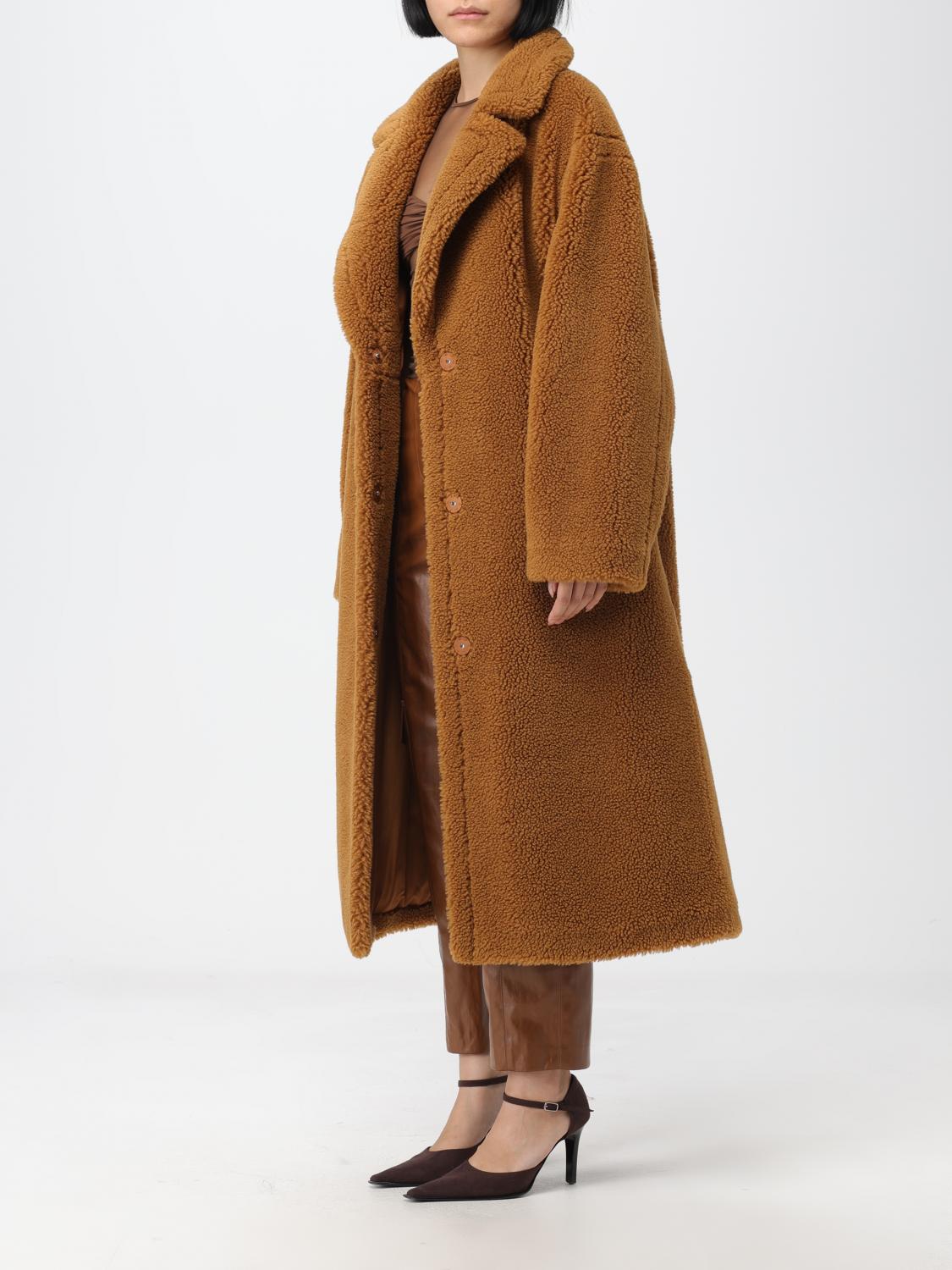 STAND STUDIO COAT: Coat woman Stand Studio, Brown - Img 3