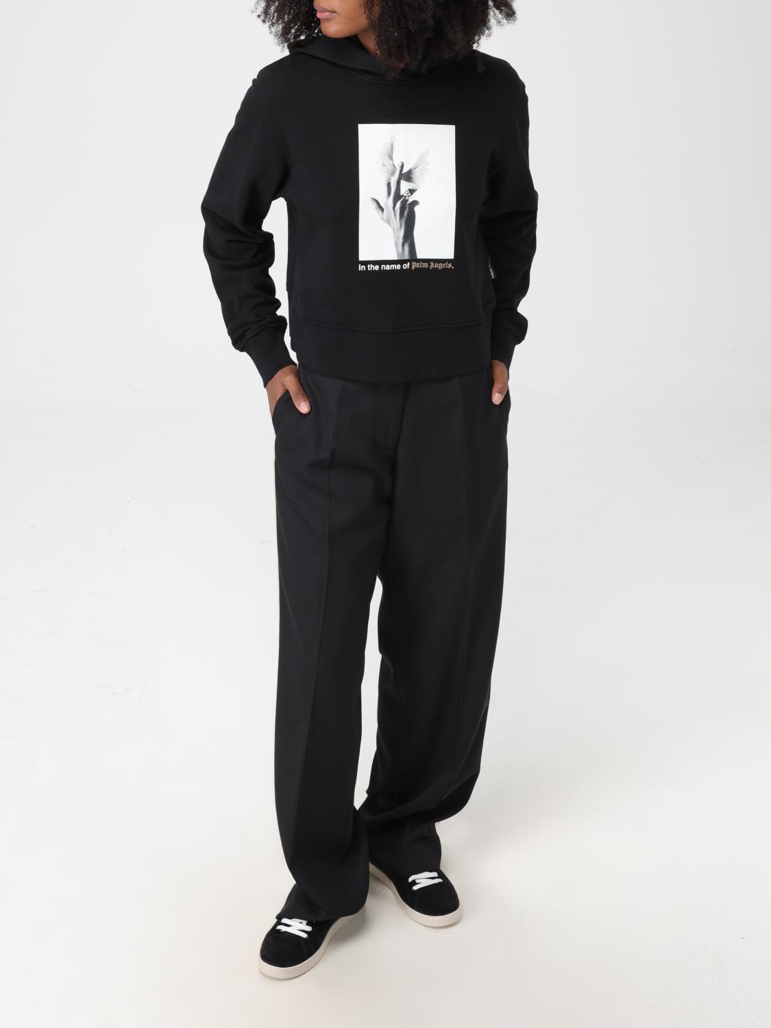Palm Angels Outlet: Pants woman - Black | Palm Angels pants