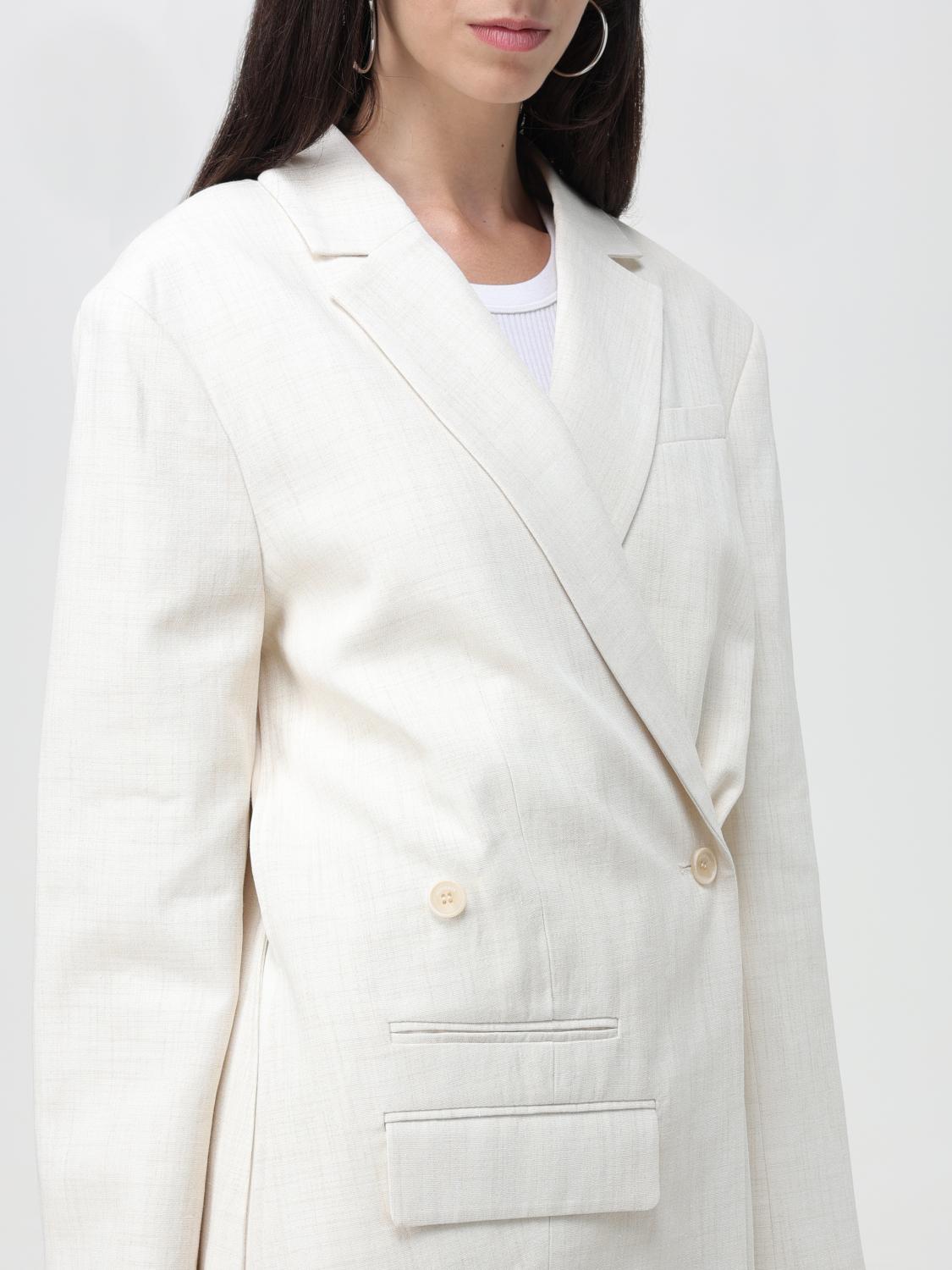 JACQUEMUS AMERICANA: Americana mujer Jacquemus, Blanco - Img 5