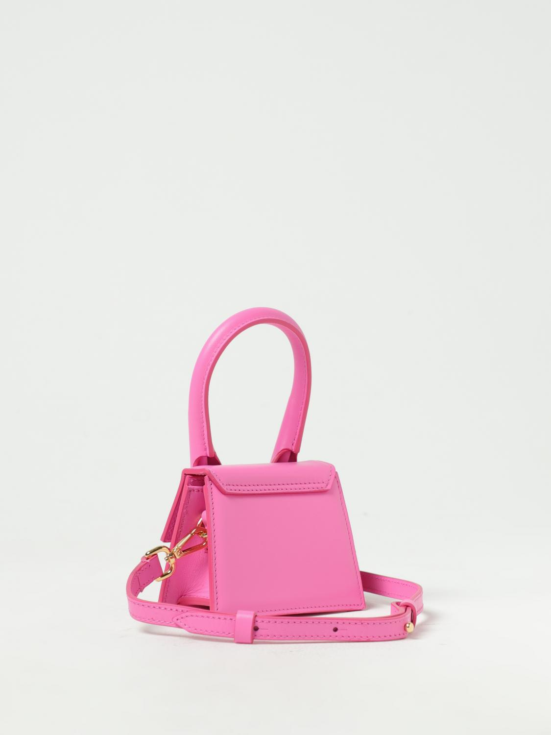 JACQUEMUS BORSA MINI: Borsa Le Chiquito Mini Jacquemus in pelle, Rosa - Img 2