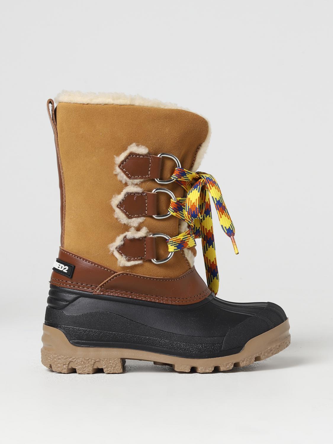 DSQUARED2 CHAUSSURES: Chaussures enfant Dsquared2 Junior, Marron - Img 1