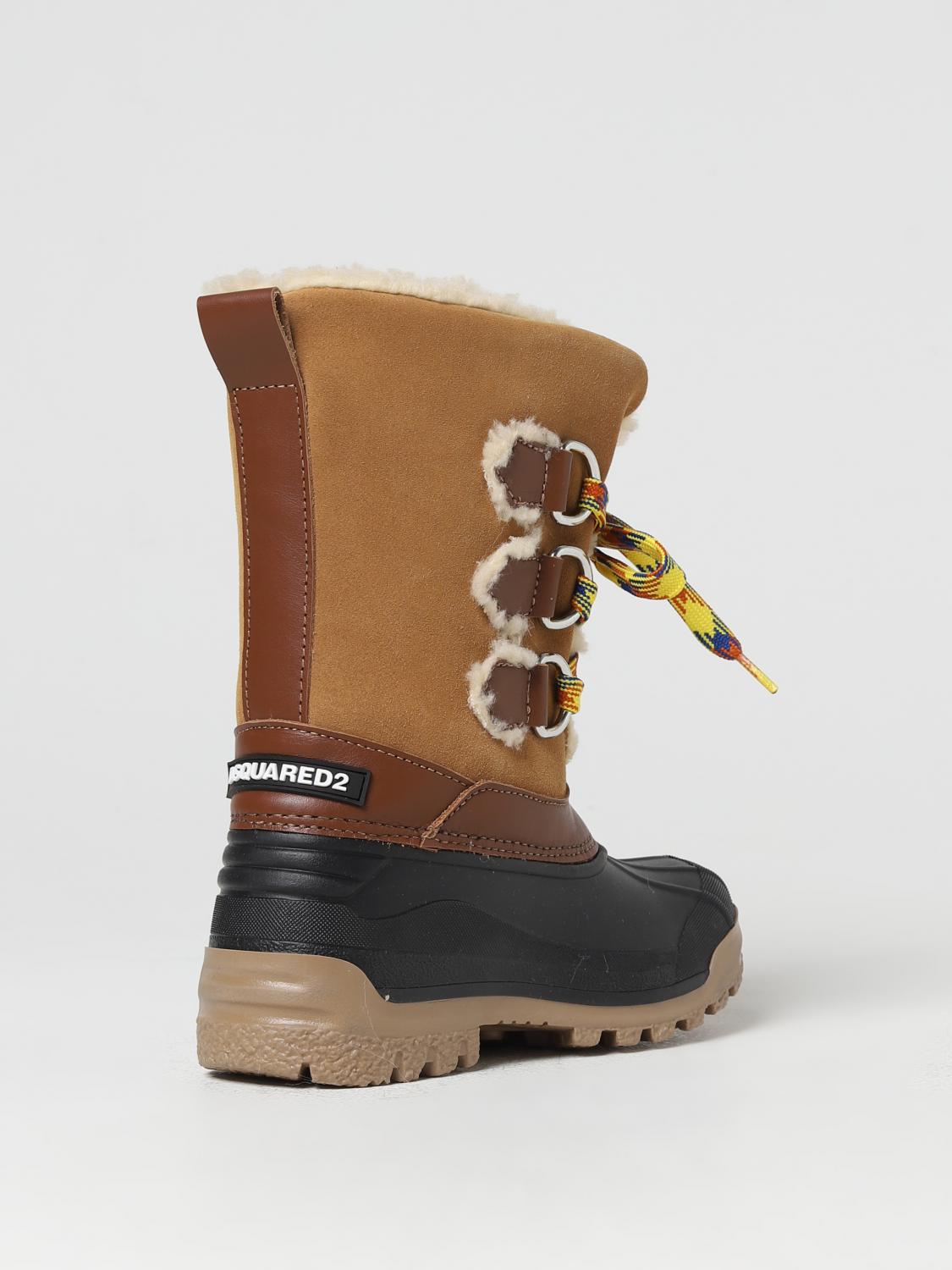 DSQUARED2 CHAUSSURES: Chaussures enfant Dsquared2 Junior, Marron - Img 3