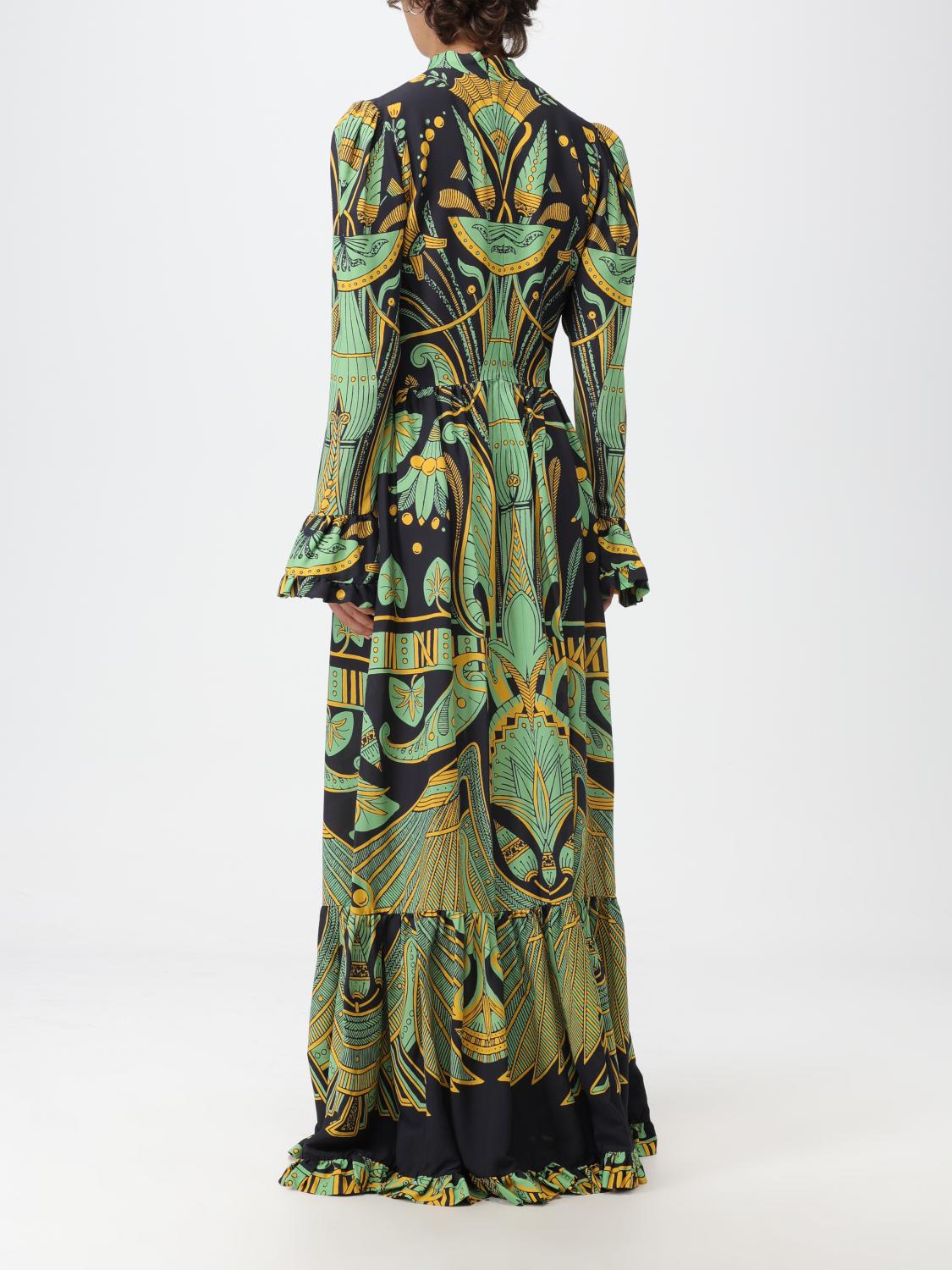 La Doublej Dress woman - Green | DRE0041VIS001NIL01 | GIGLIO.COM