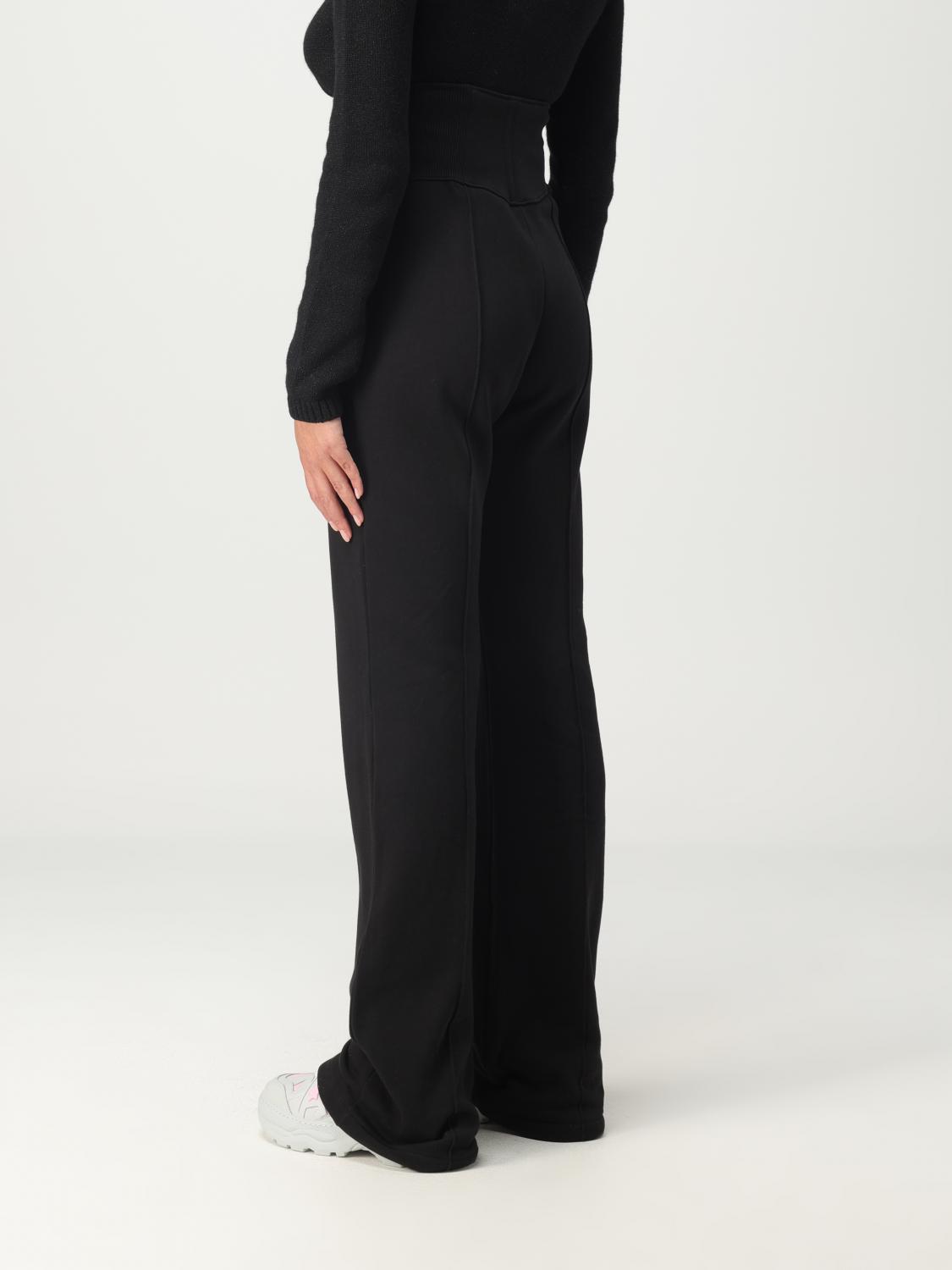 CHIARA FERRAGNI 팬츠: 팬츠 여성 Chiara Ferragni, 블랙 - Img 3