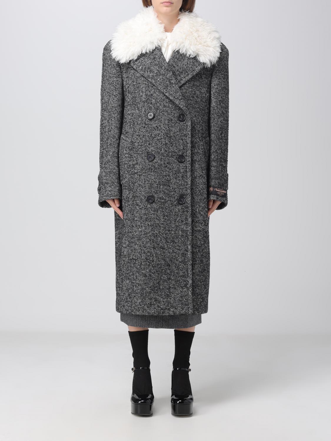 N° 21 COAT: Coat woman N° 21, White - Img 1